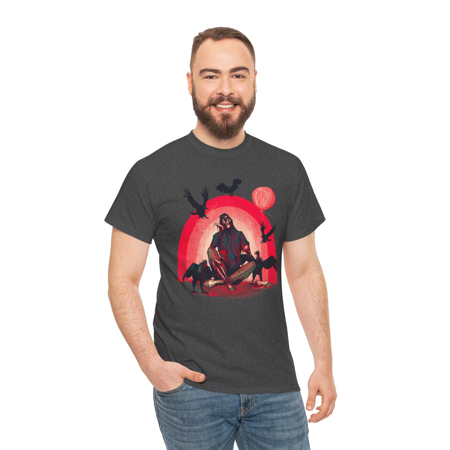 I'm Fine Unisex Heavy Cotton Tee