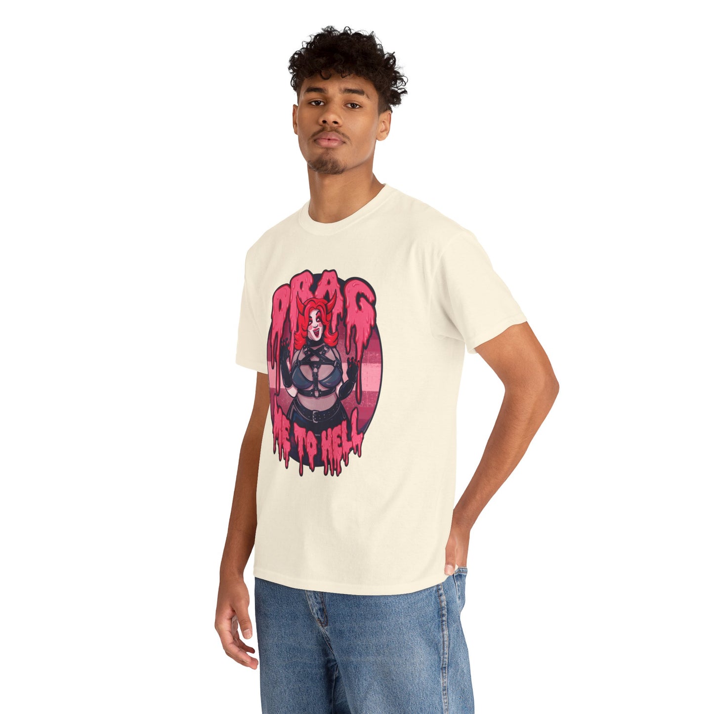 Drag Me To Hell Unisex Heavy Cotton Tee