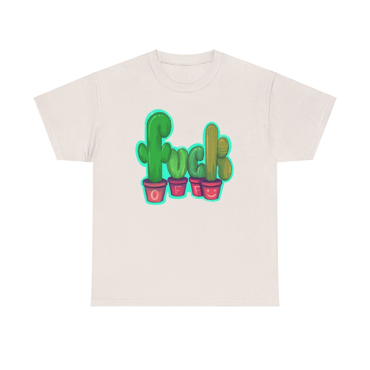 Rude Succulents Unisex Heavy Cotton Tee