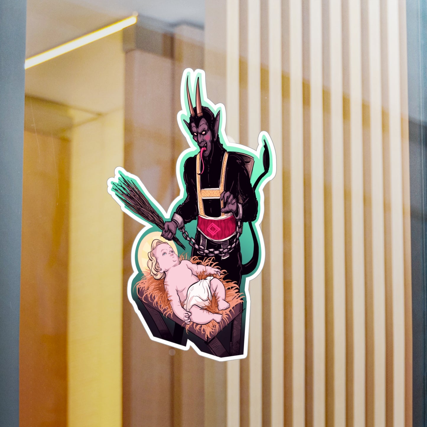 The First Krampus Kiss-Cut Vinyl Decal