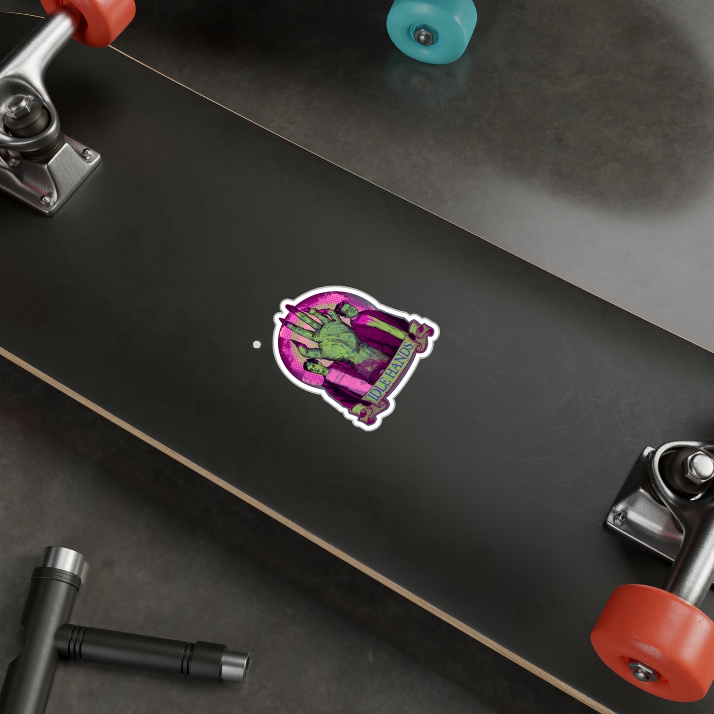 Idle Hands Kiss-Cut Vinyl Decal