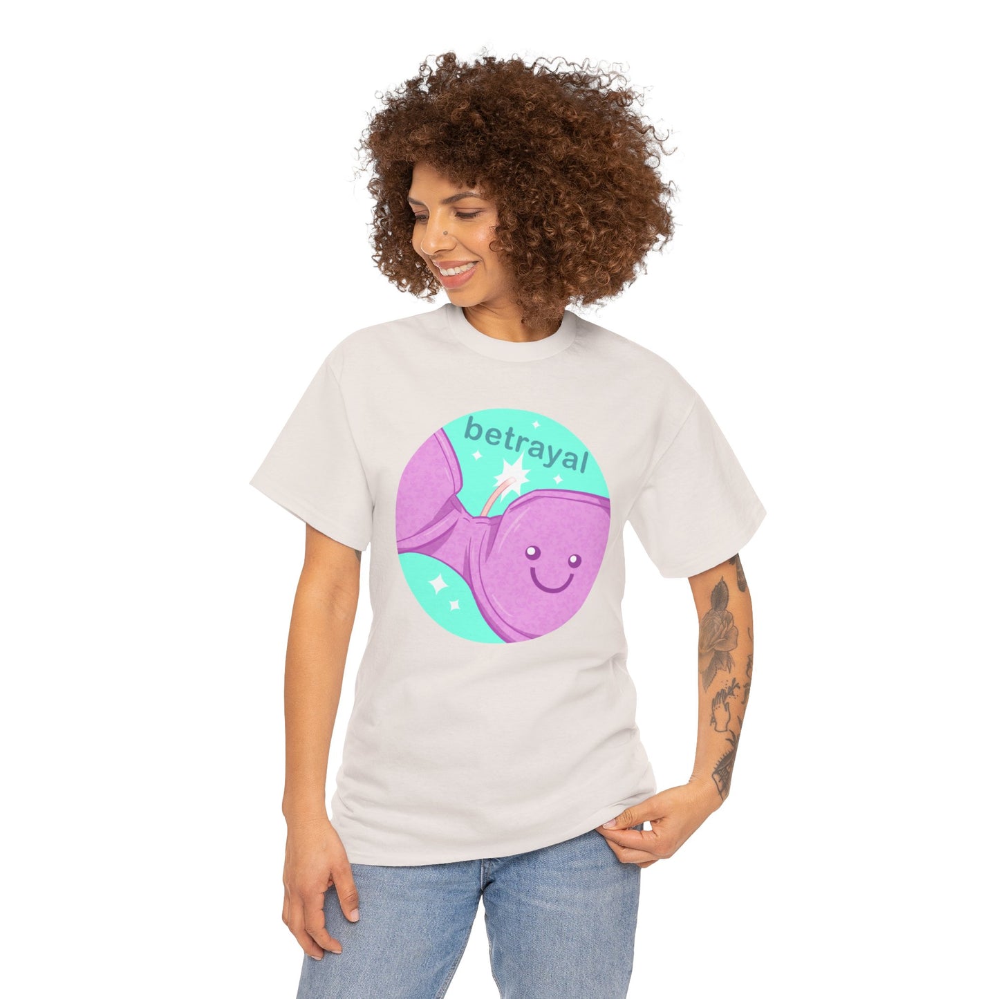 Bra Betrayal Unisex Heavy Cotton Tee