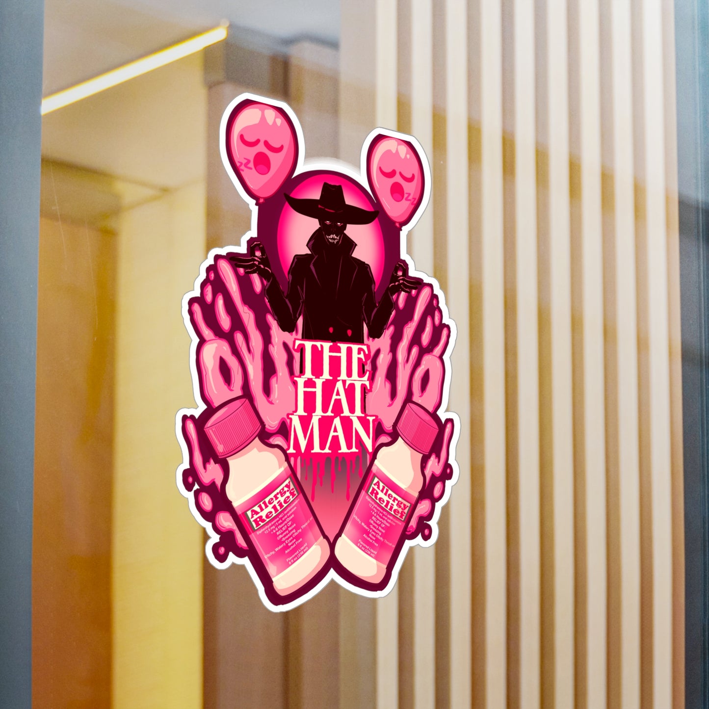 The Hat Man Kiss-Cut Vinyl Decal