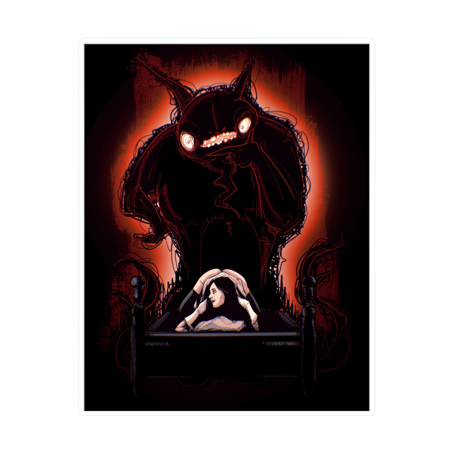 Sleep Paralysis Demon Kiss-Cut Vinyl Decal