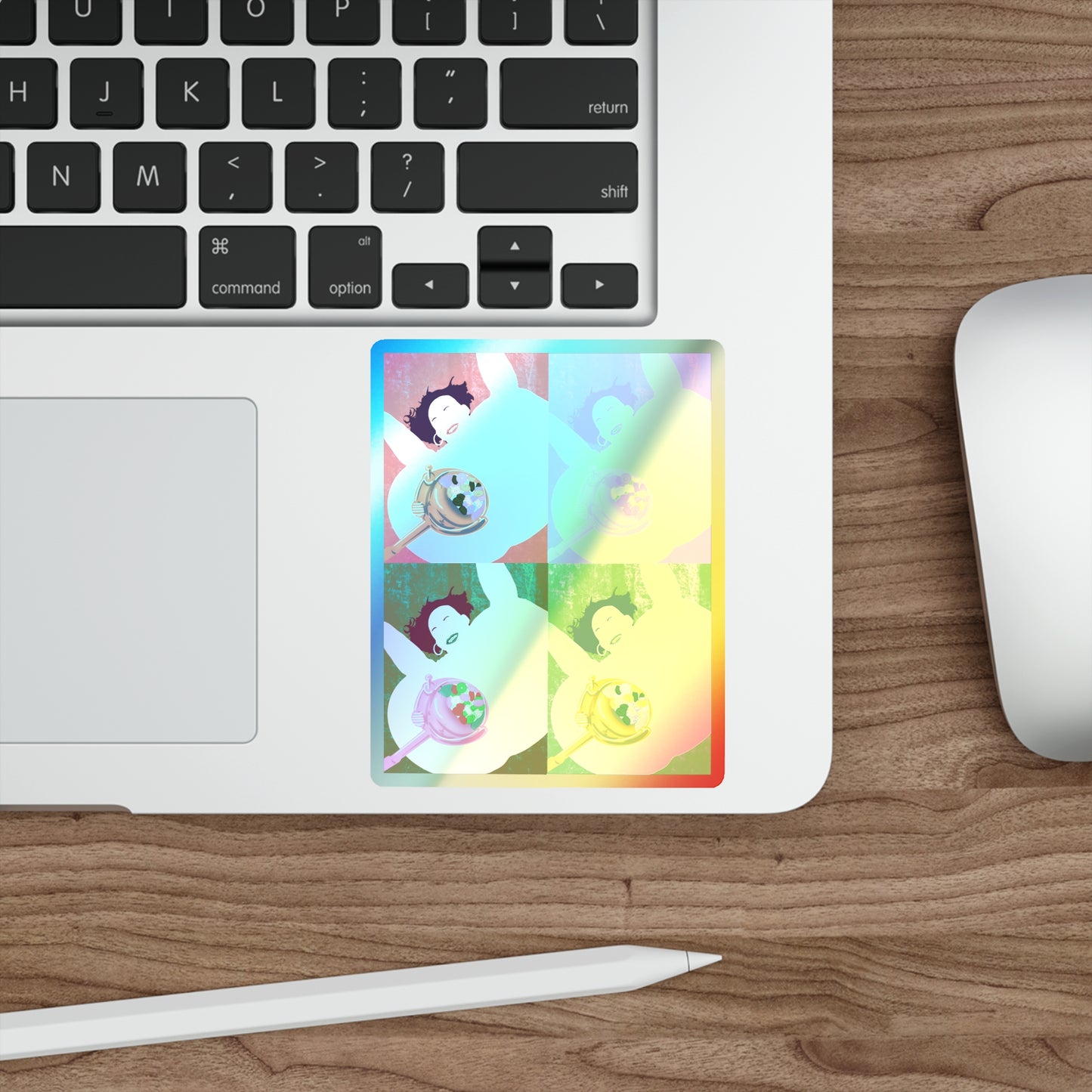Cereal Princess Holographic Die-cut Stickers