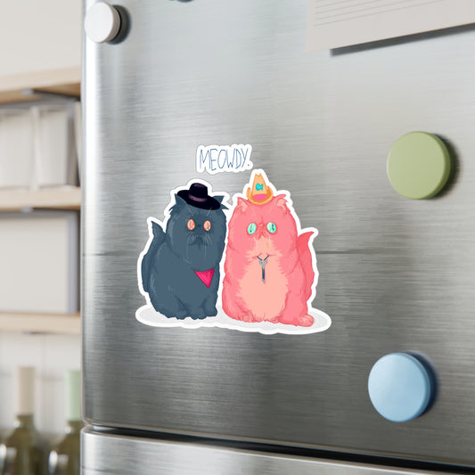 Meowdy Kiss-Cut Vinyl Decal