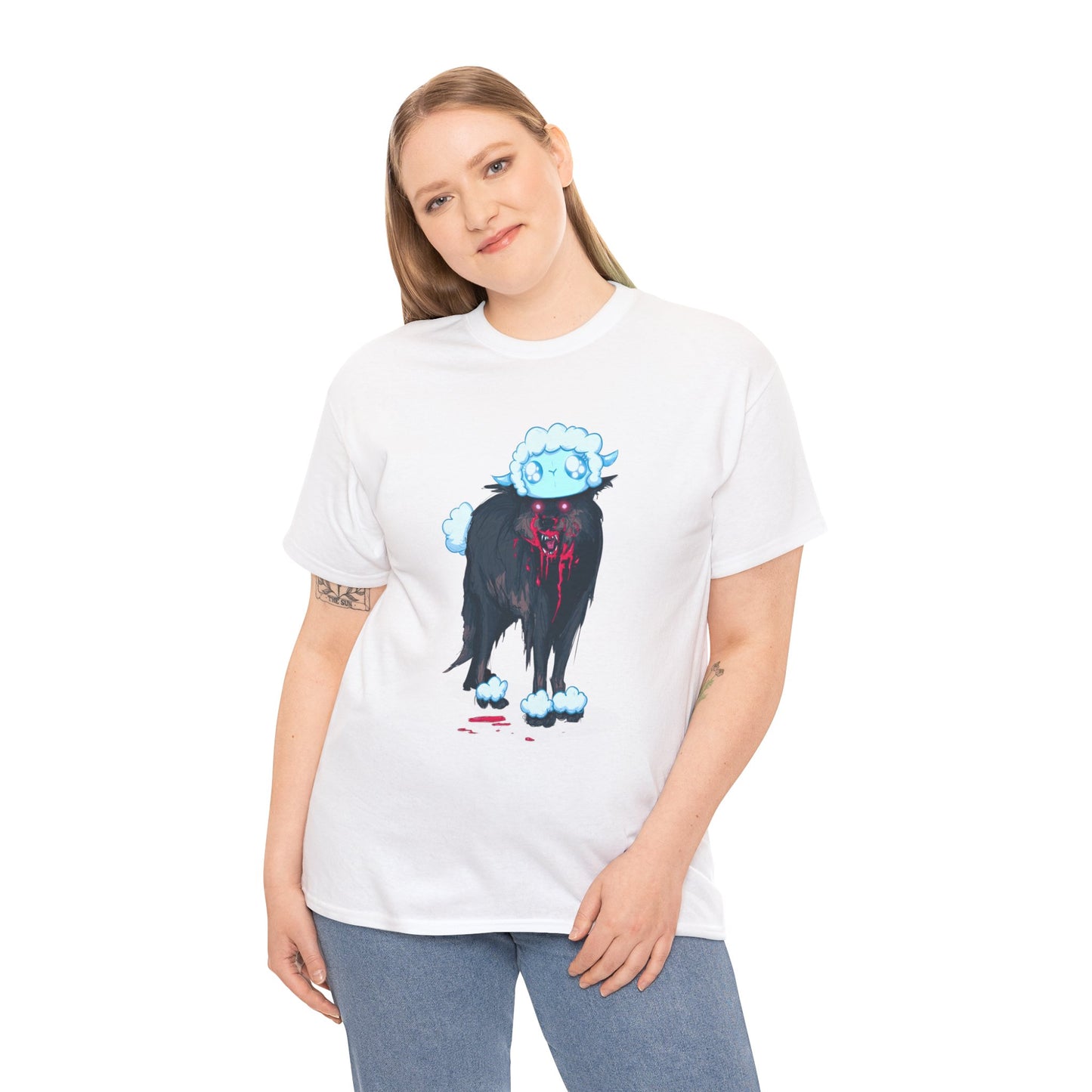 Wolf In Sheep's Clothing Unisex Heavy Cotton Tee
