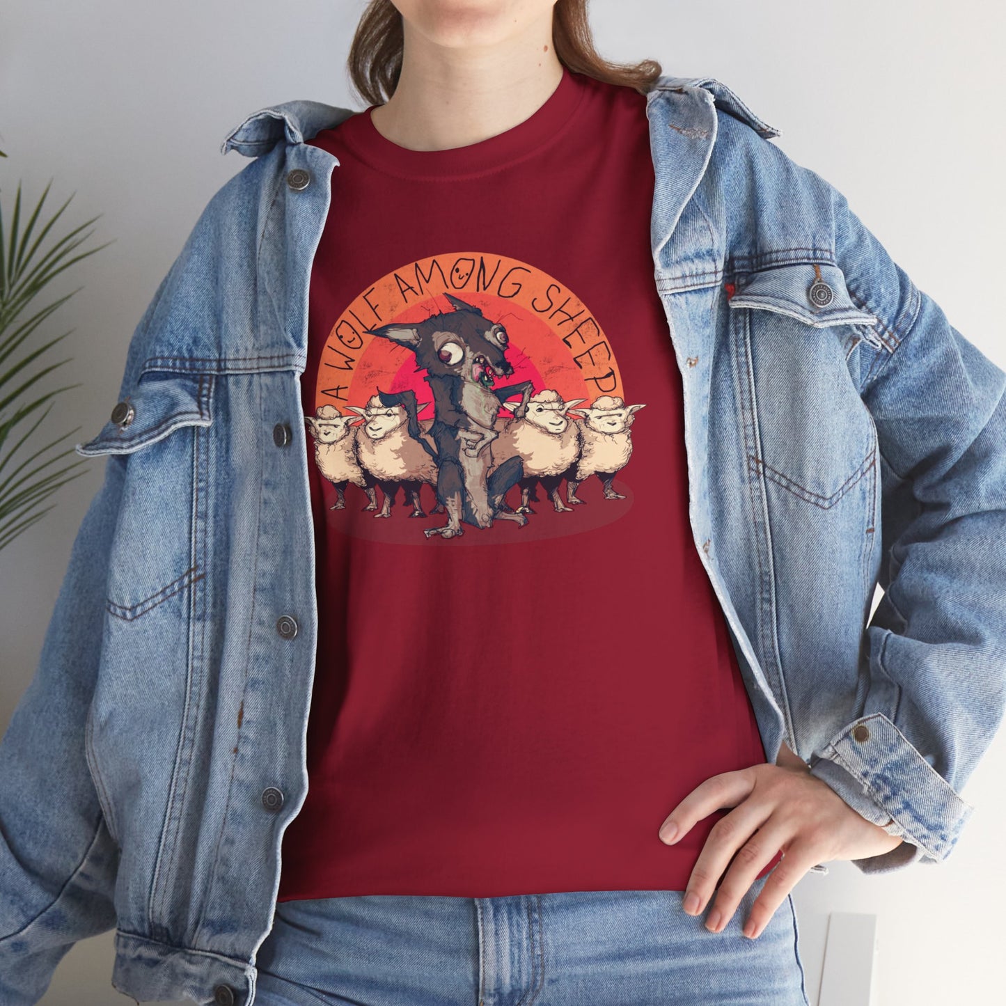A Wolf Among Sheep Unisex Heavy Cotton Tee