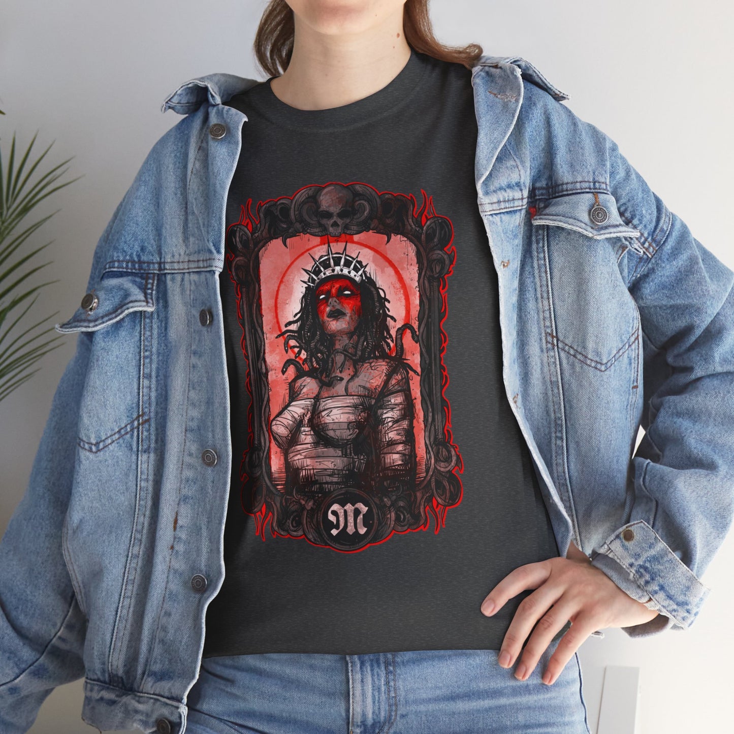 Queen Medusa Unisex Heavy Cotton Tee