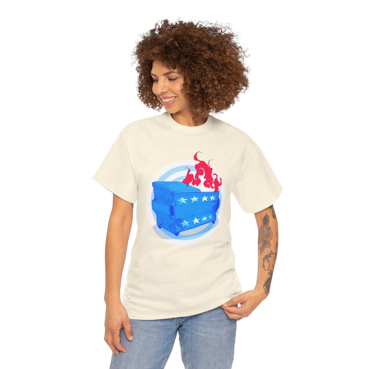 American Dumpster Firre Unisex Heavy Cotton Tee