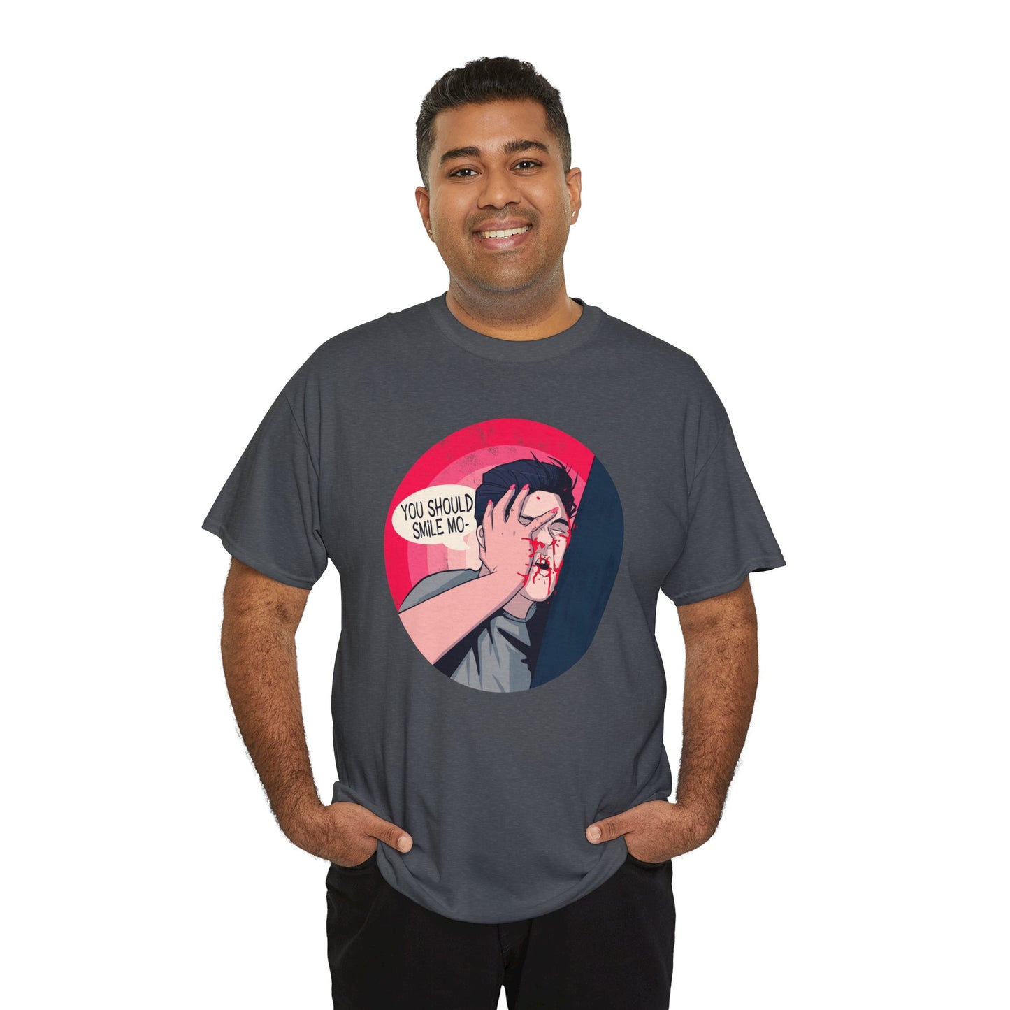 Smile Unisex Heavy Cotton Tee