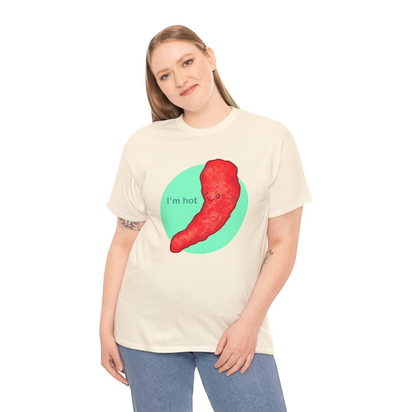 I'm Hot Unisex Heavy Cotton Tee