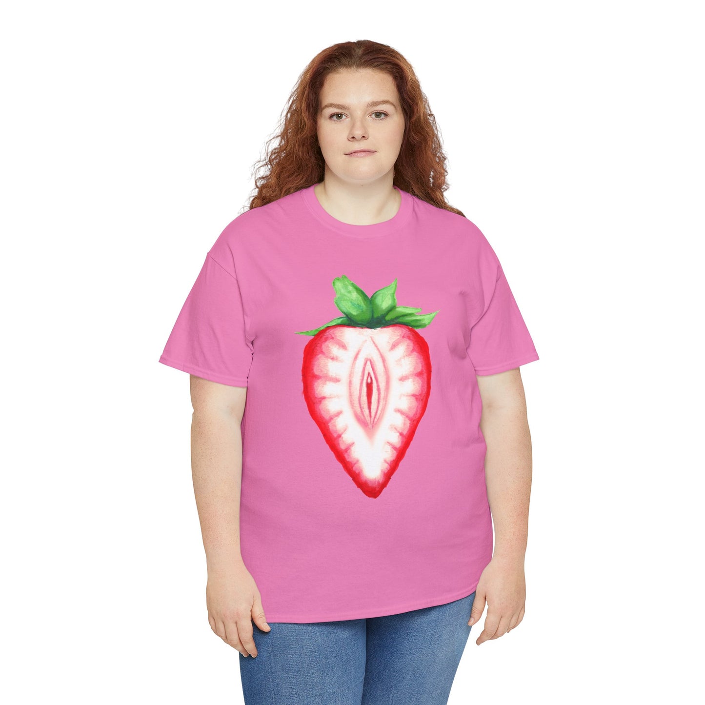 Juicy Strawberry Unisex Heavy Cotton Tee