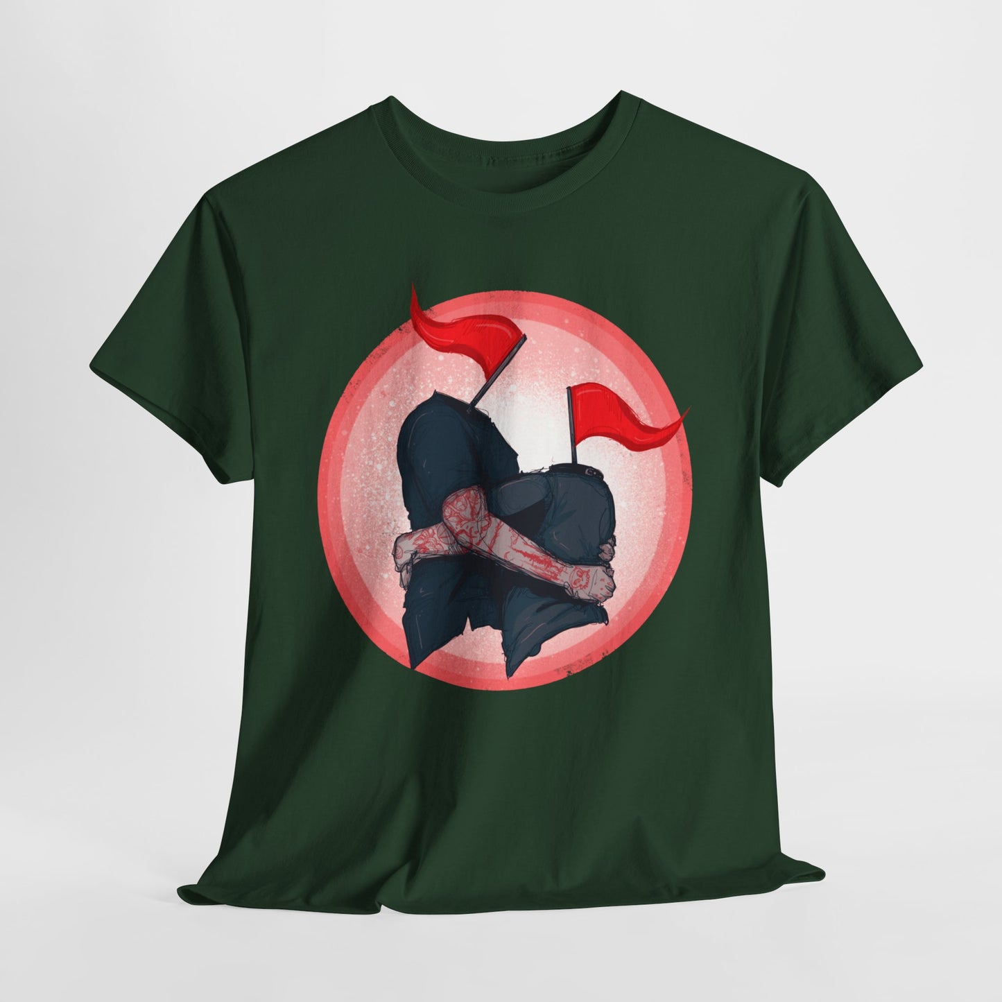 Red Flags Unisex Heavy Cotton Tee