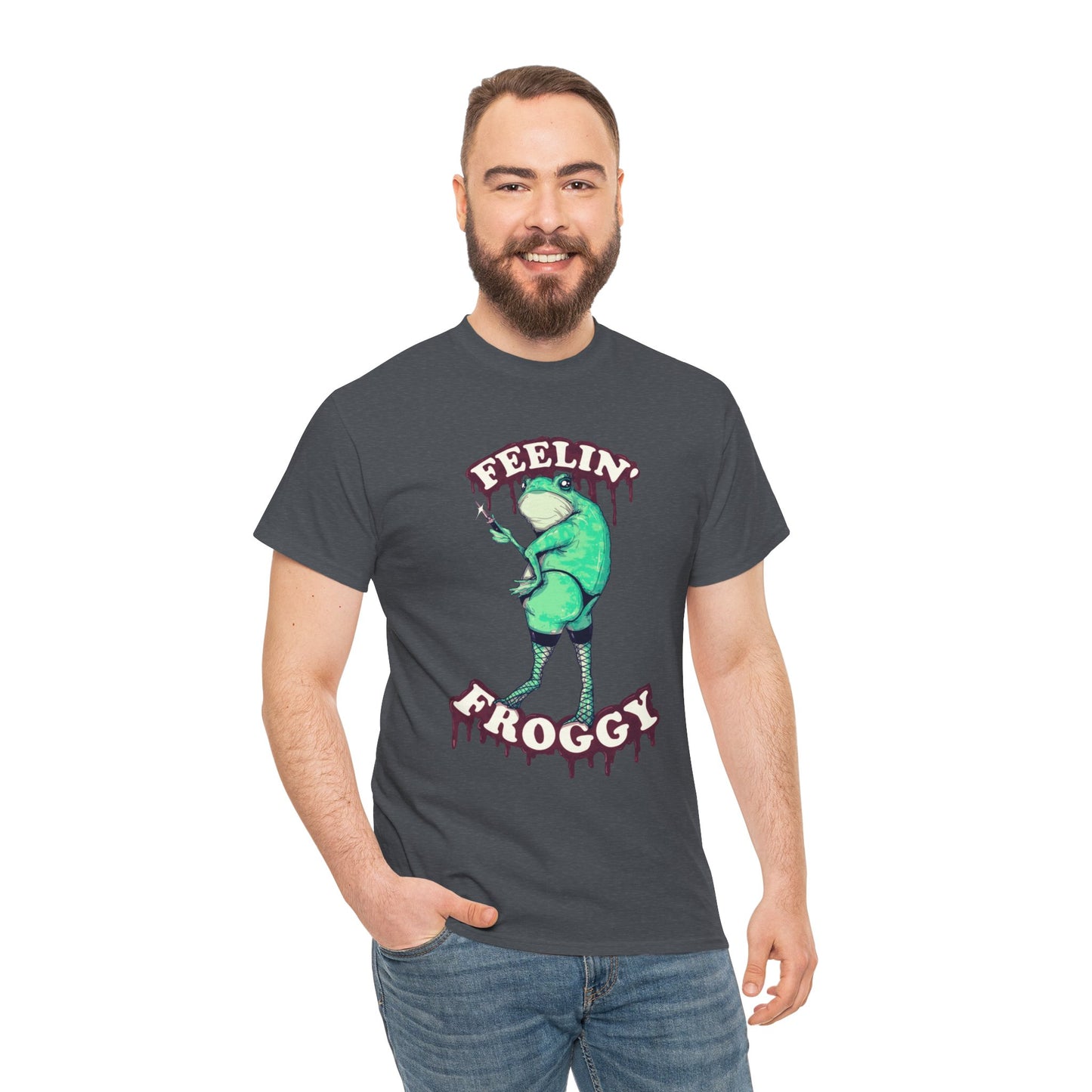 Feelin Froggy Unisex Heavy Cotton Tee