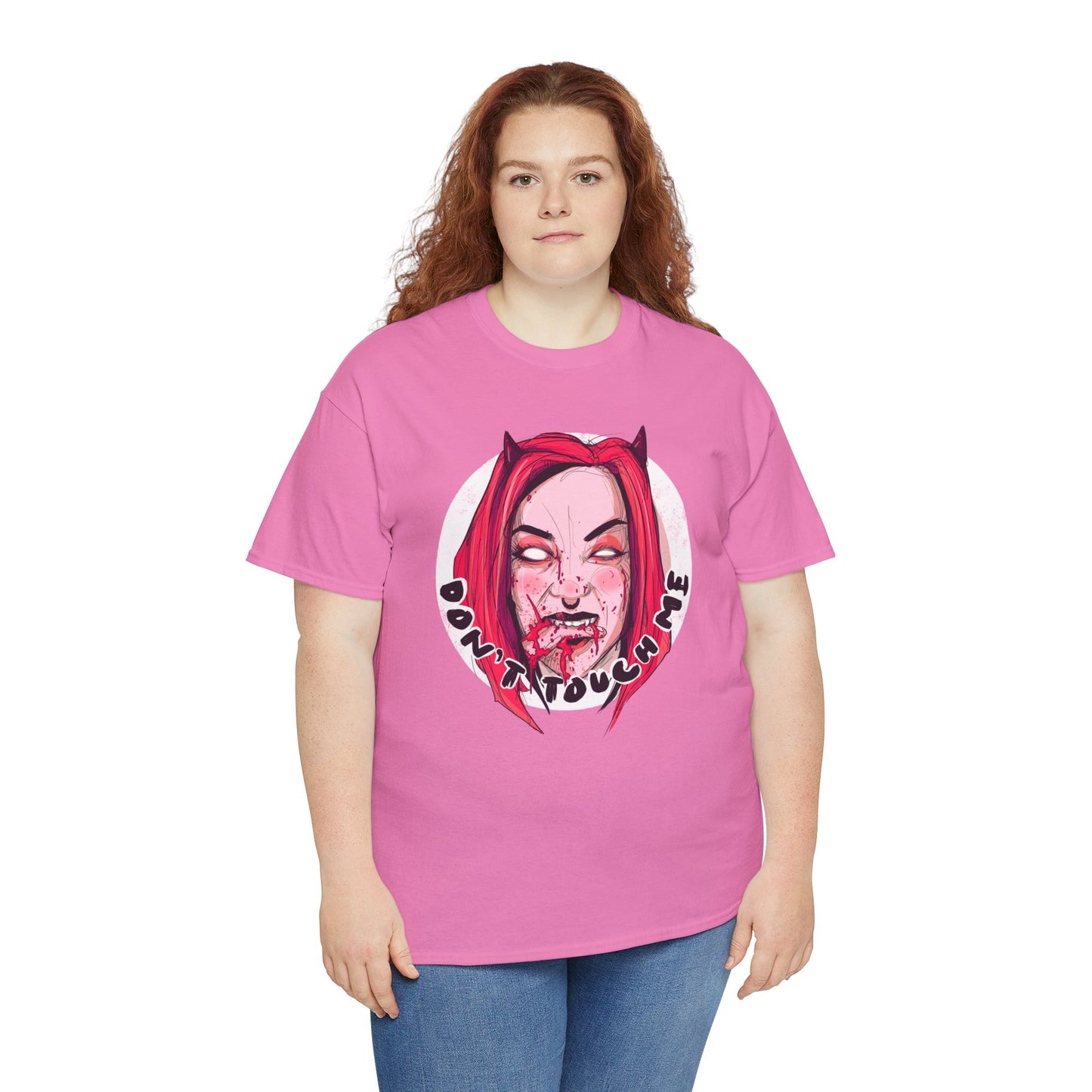 Don't Touch Me Unisex Heavy Cotton Tee