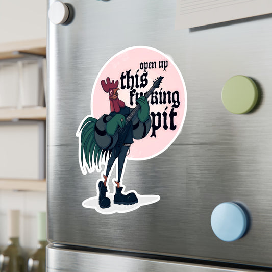 Band Of Metal Men Kiss-Cut Vinyl Decal