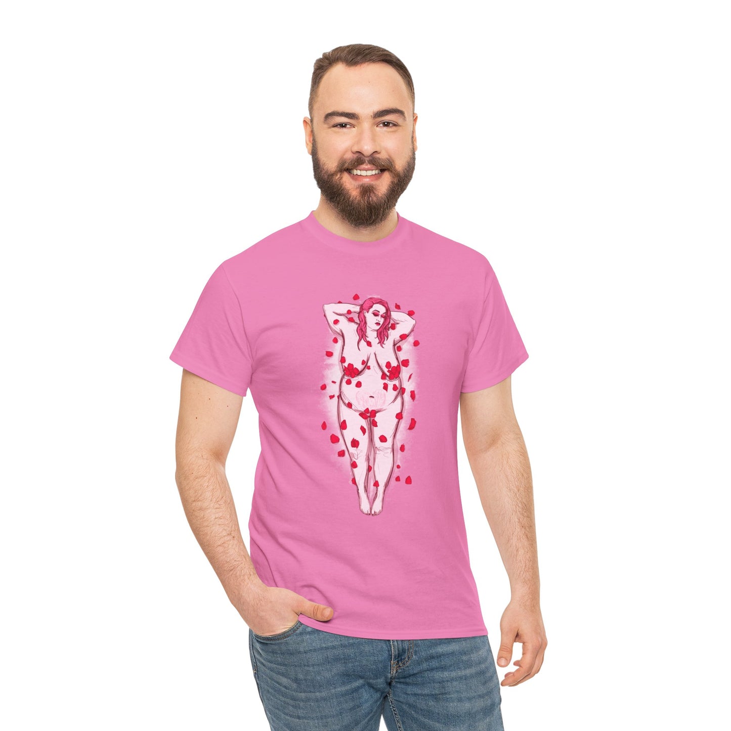 Stretch Heart Unisex Heavy Cotton Tee