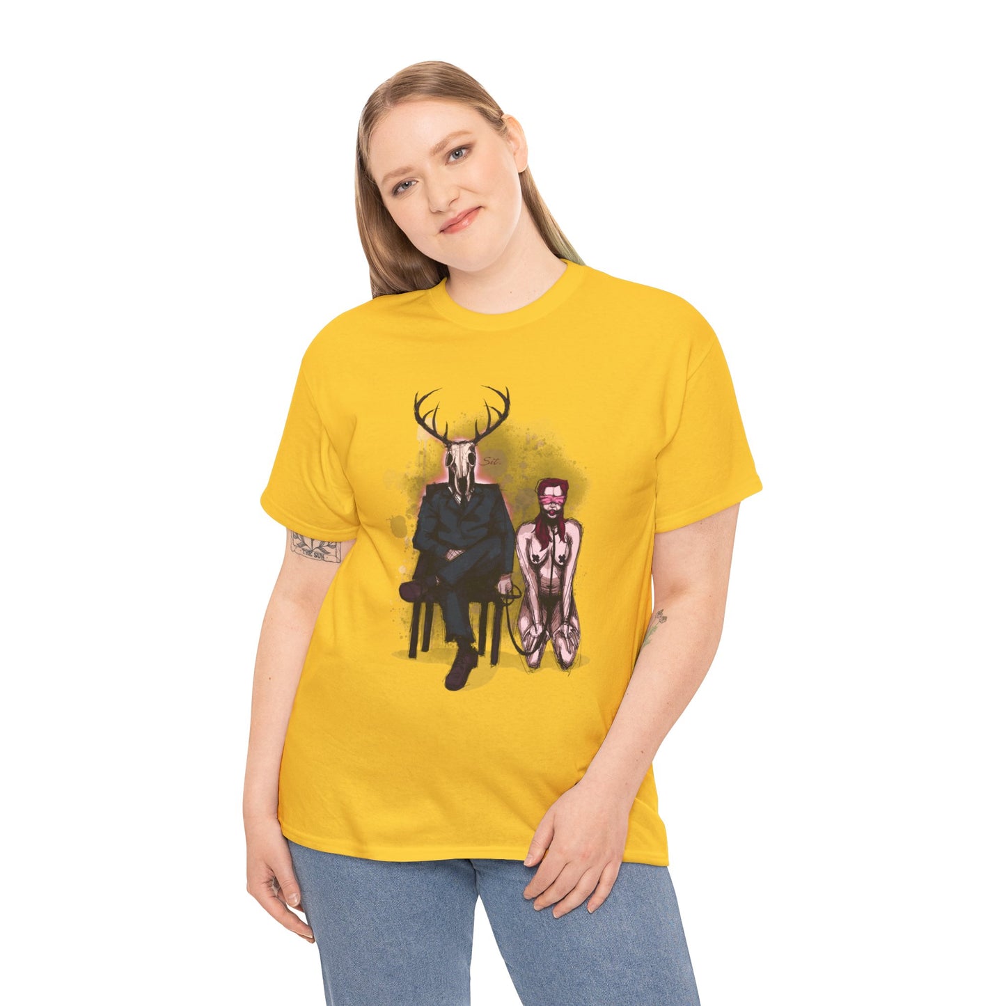 Deer Daddy Series 1: Sit Unisex Heavy Cotton Tee