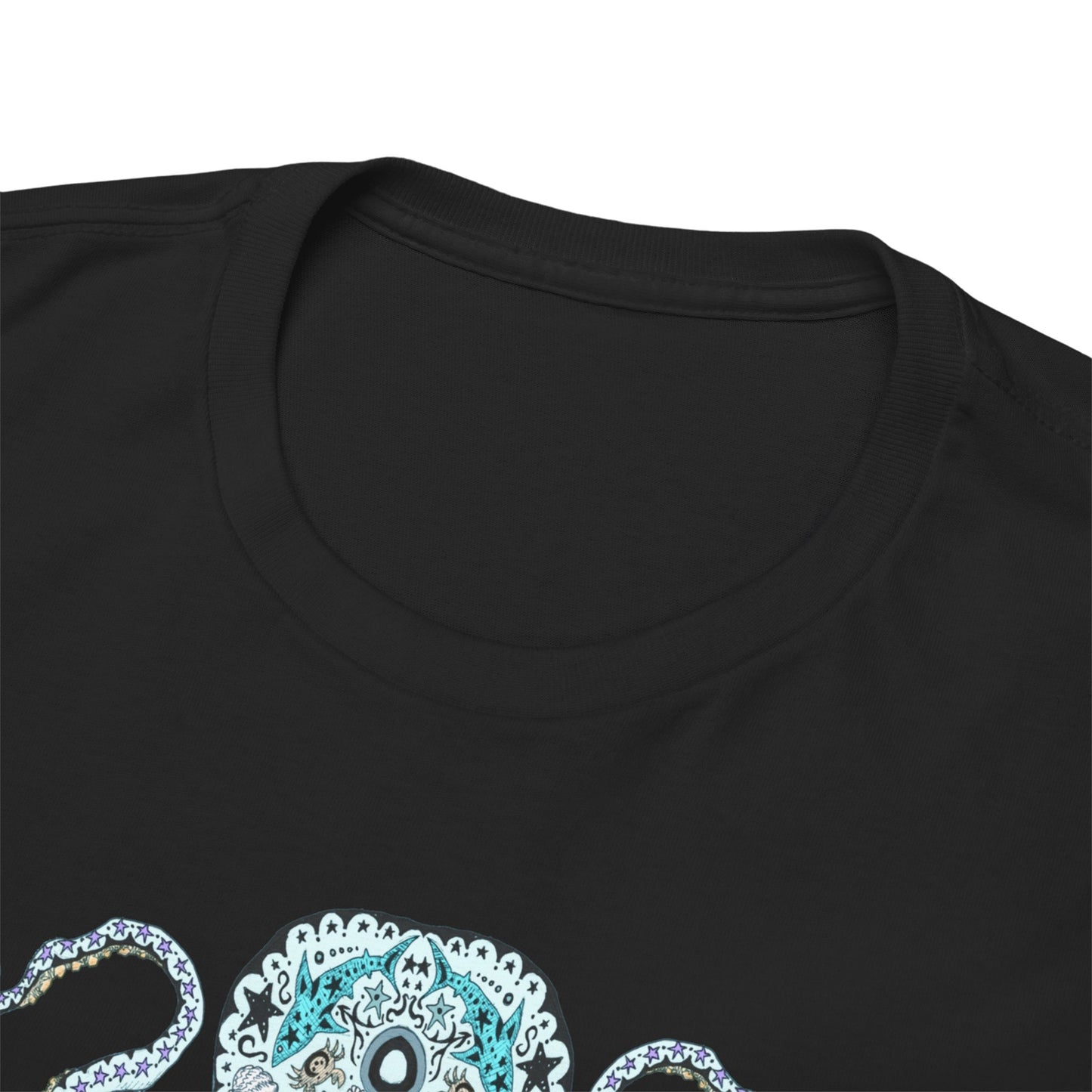 Octopus Sugar Skull Unisex Heavy Cotton Tee