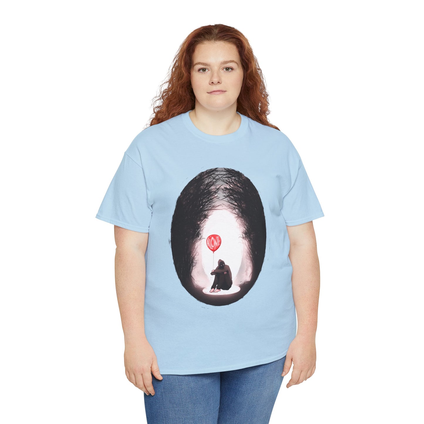 Forever Alone Unisex Heavy Cotton Tee