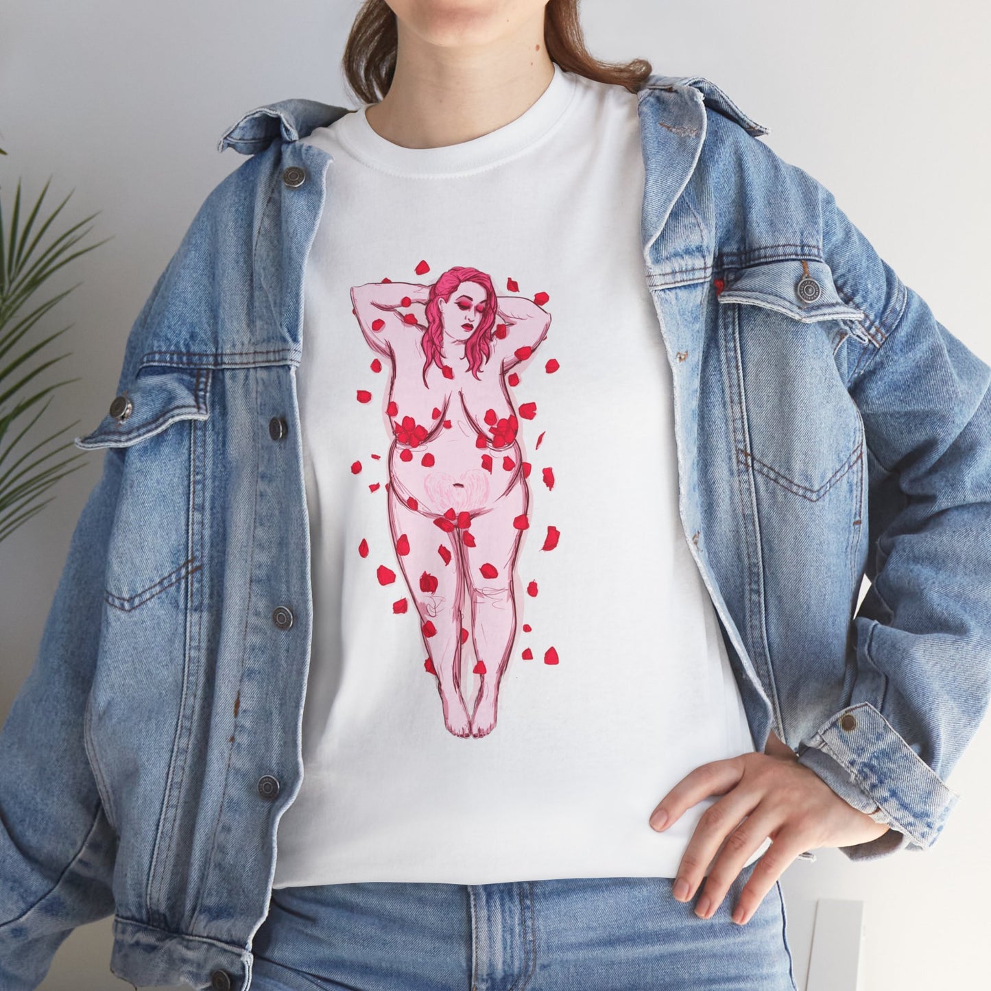 Stretch Heart Unisex Heavy Cotton Tee