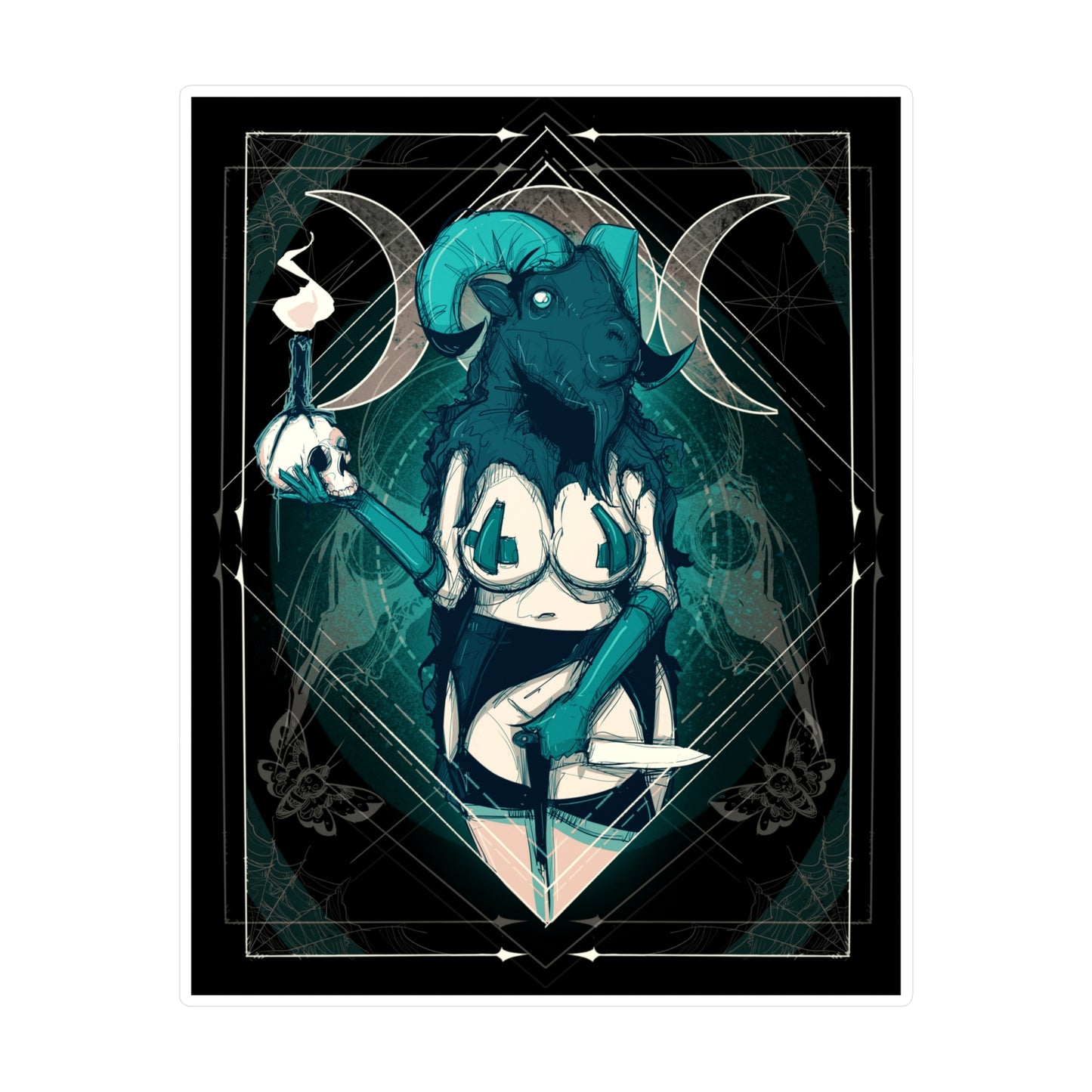 The Goat Kiss-Cut Vinyl Decal