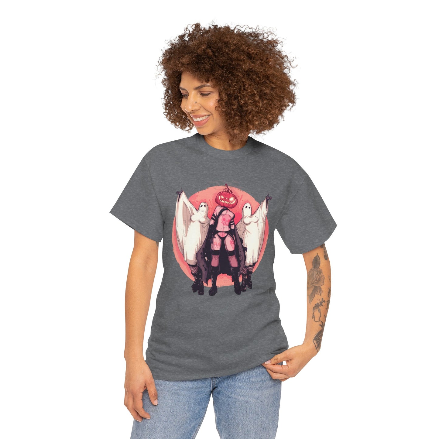 The Pumpkin Queen Returns Unisex Heavy Cotton Tee