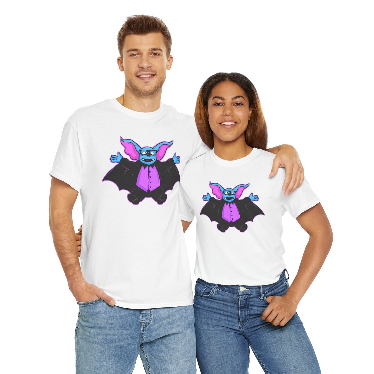 Castle Bat Unisex Heavy Cotton Tee