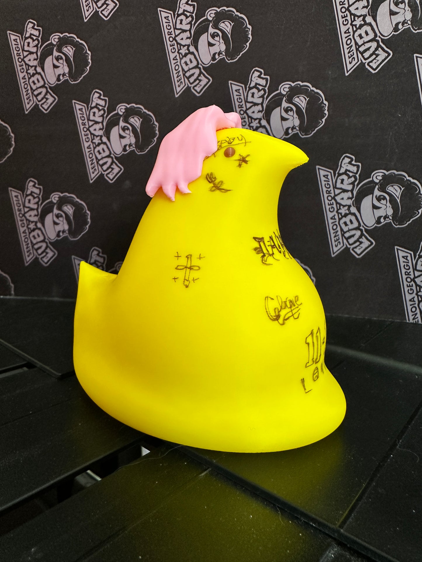 Chick Rapper 3D Printed Figure