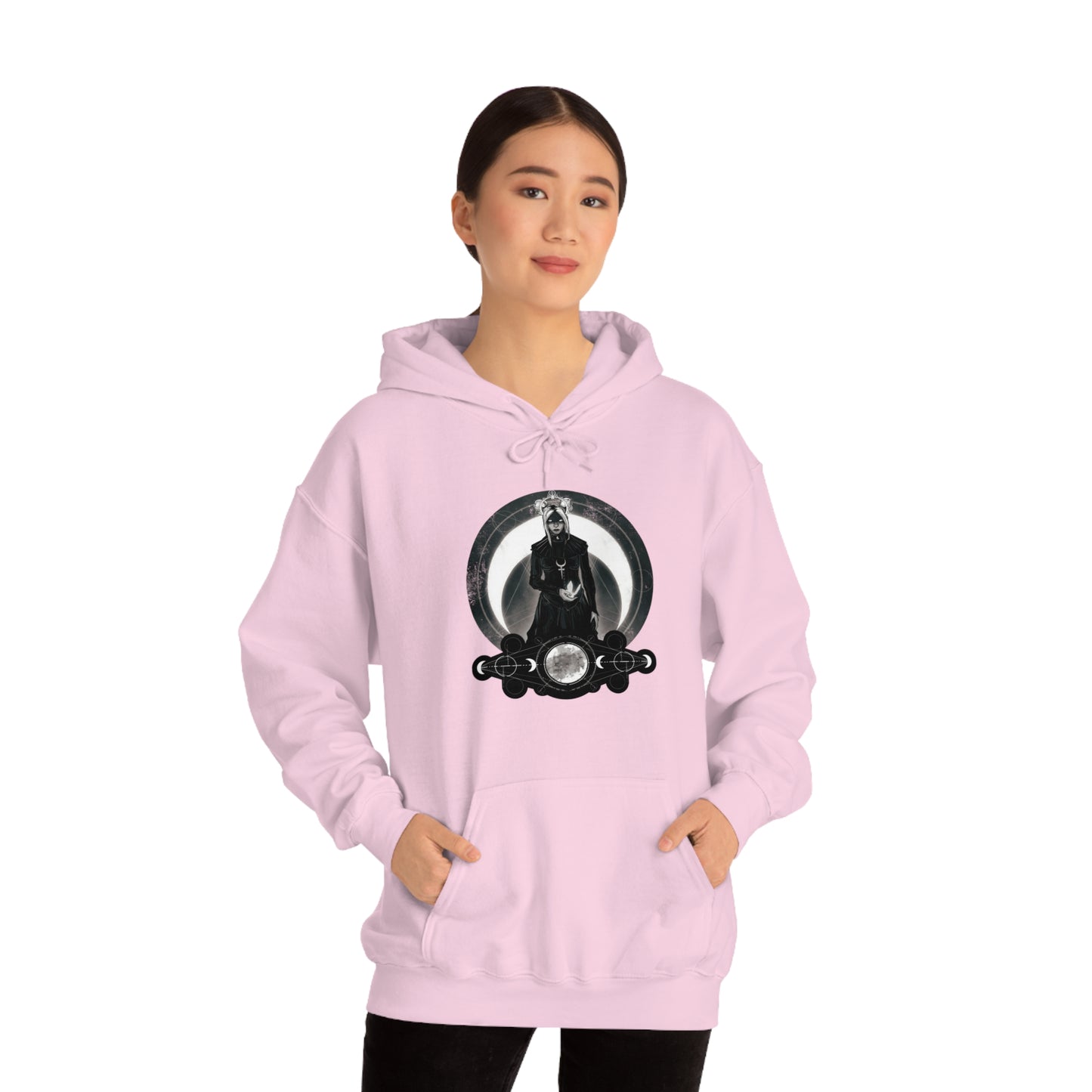Moon Goddess Unisex Heavy Blend Hooded Sweatshirt