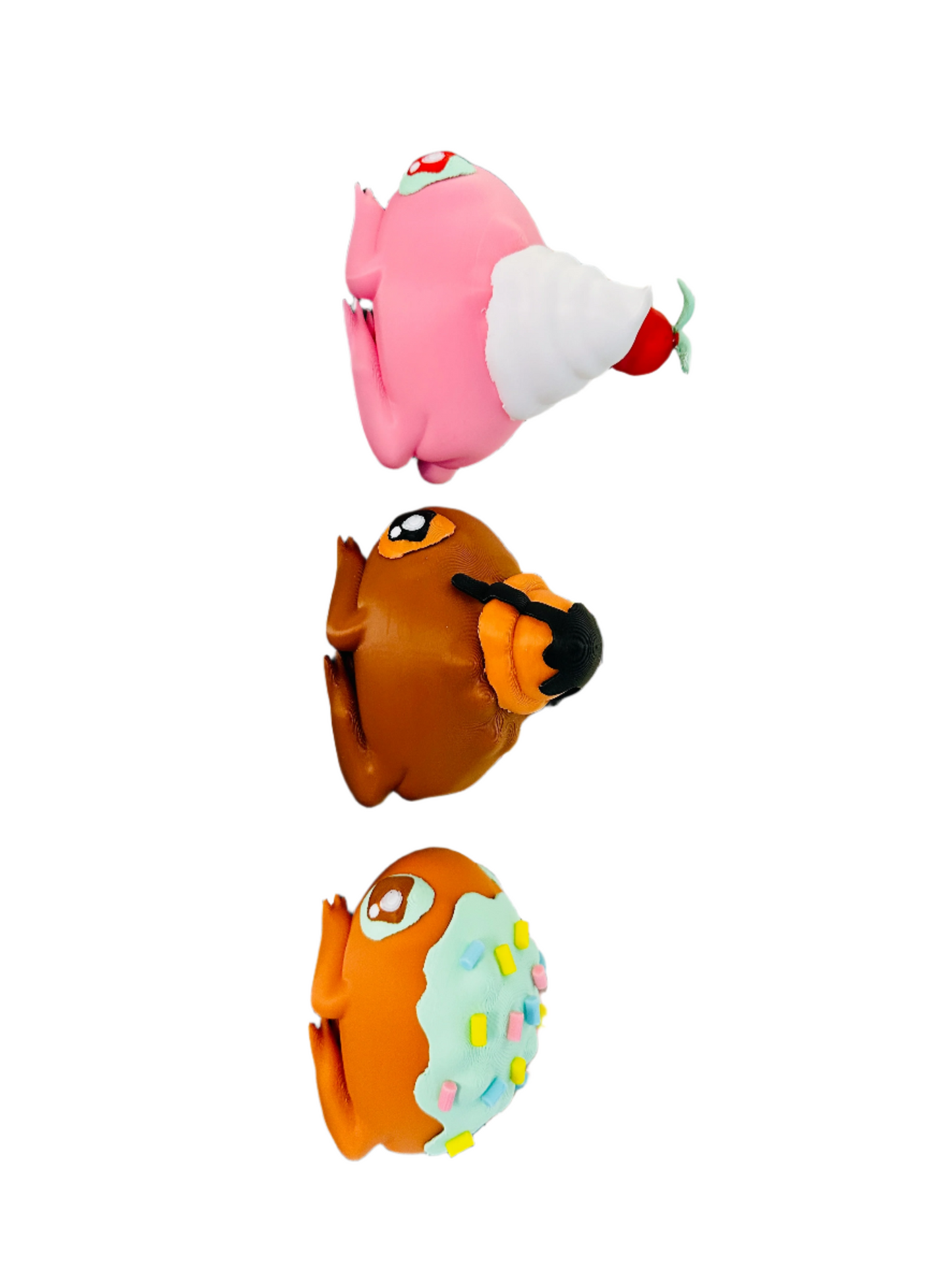 Fridge Frogs Magnet 3D Print Figures