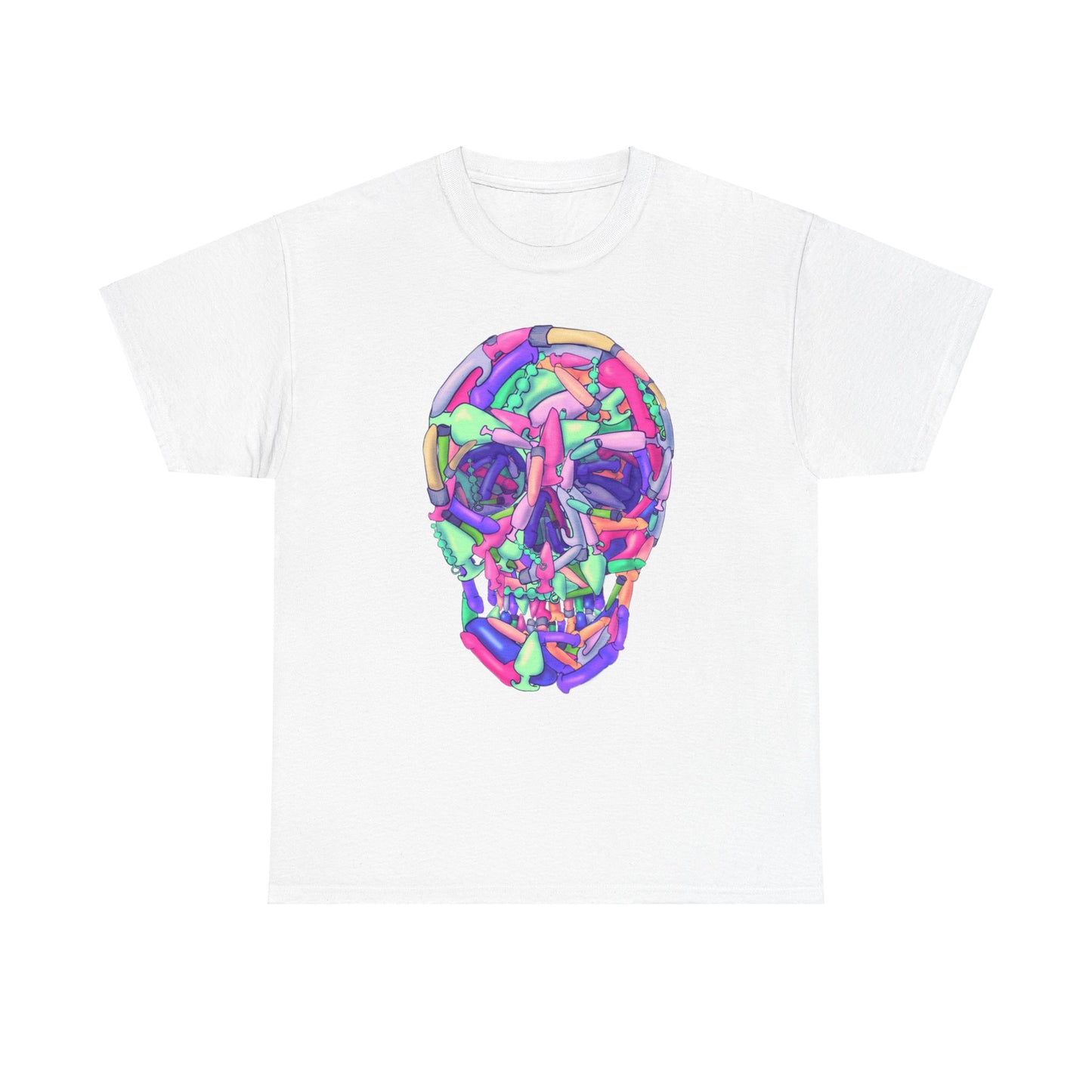 Sex Toy Skull Unisex Heavy Cotton Tee