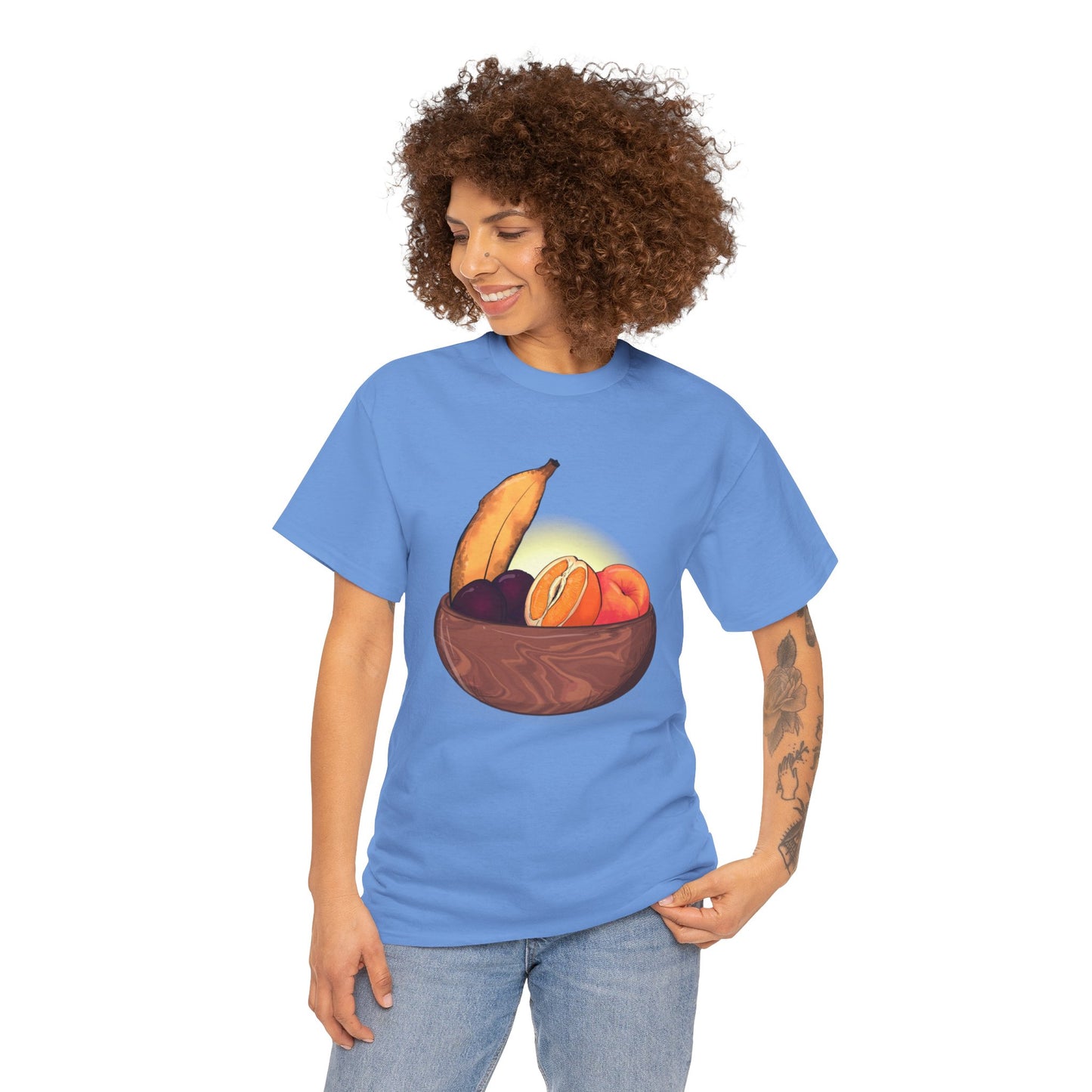 Adult Fruit Basket Unisex Heavy Cotton Tee