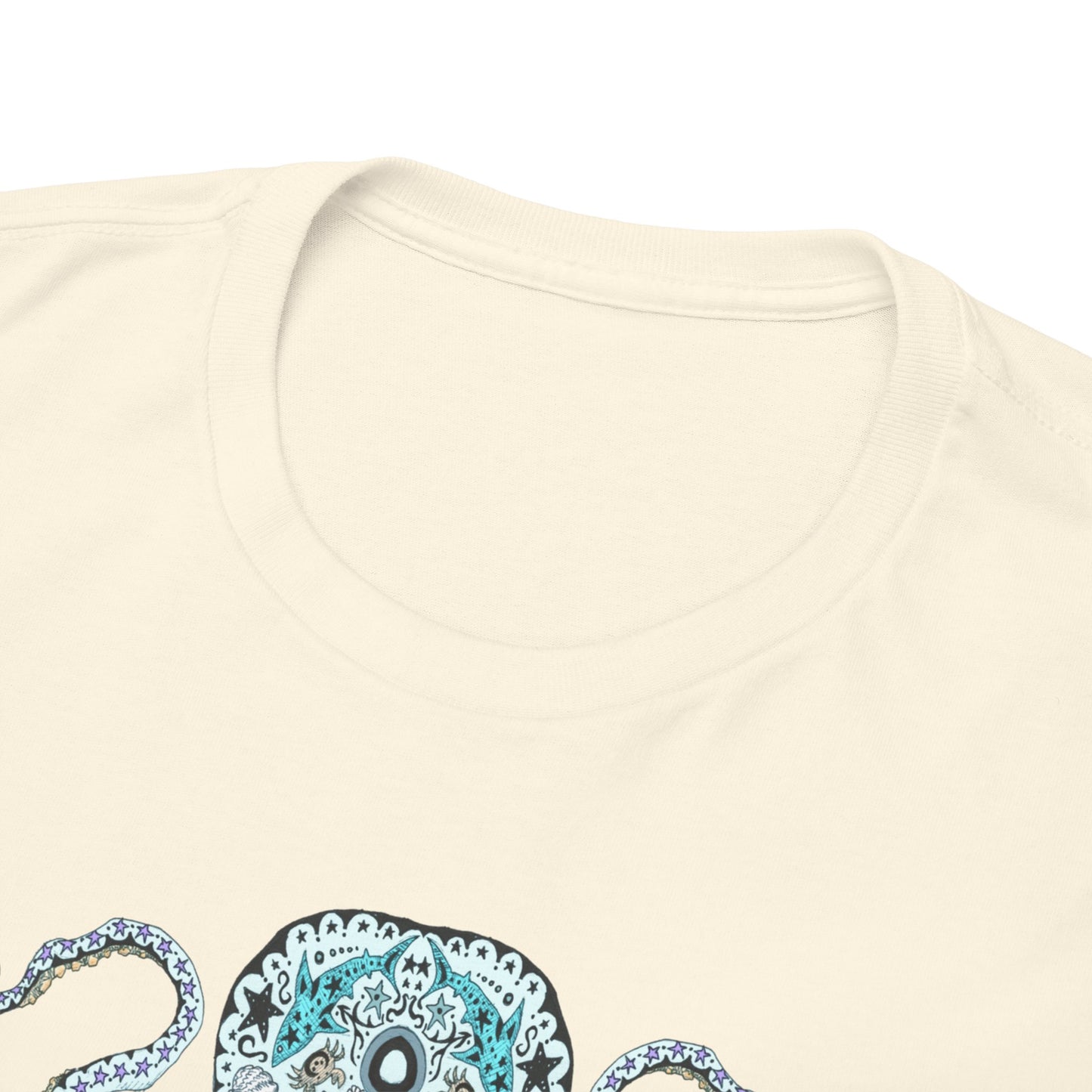Octopus Sugar Skull Unisex Heavy Cotton Tee