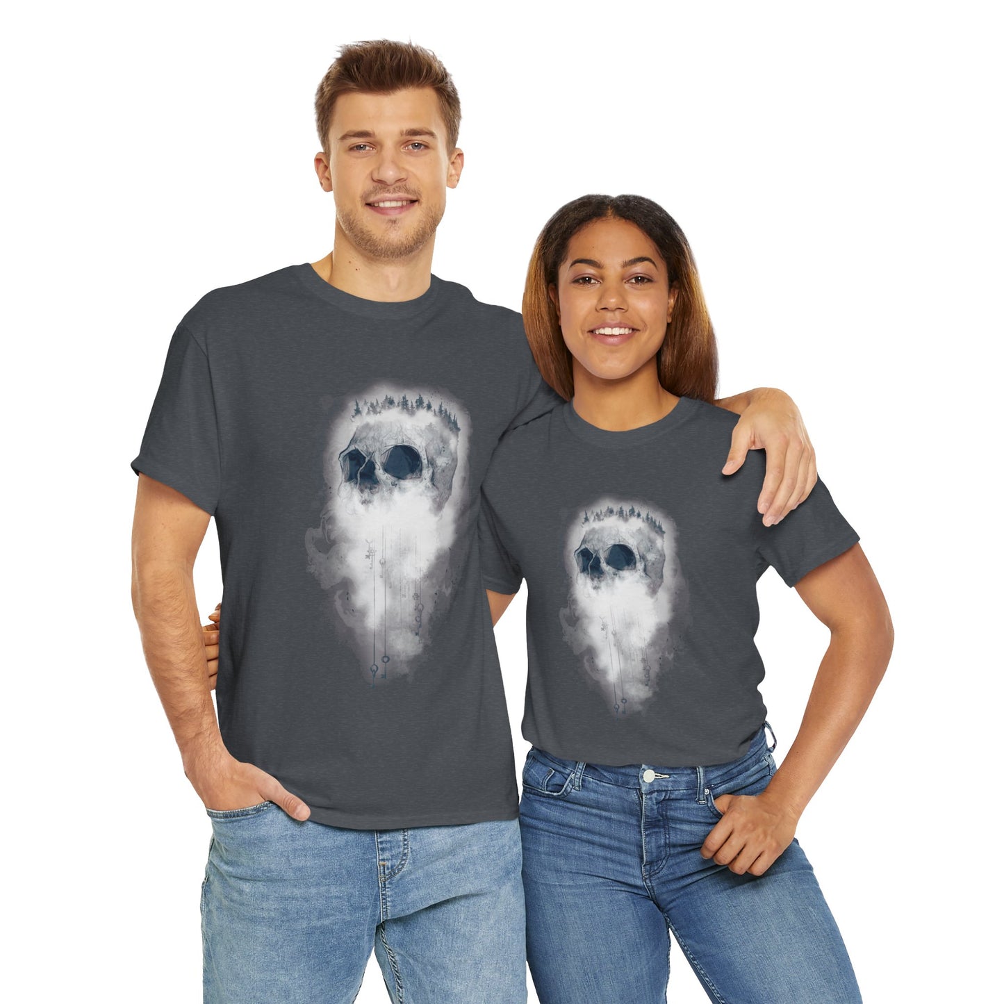 Elemental Skull Air Unisex Heavy Cotton Tee