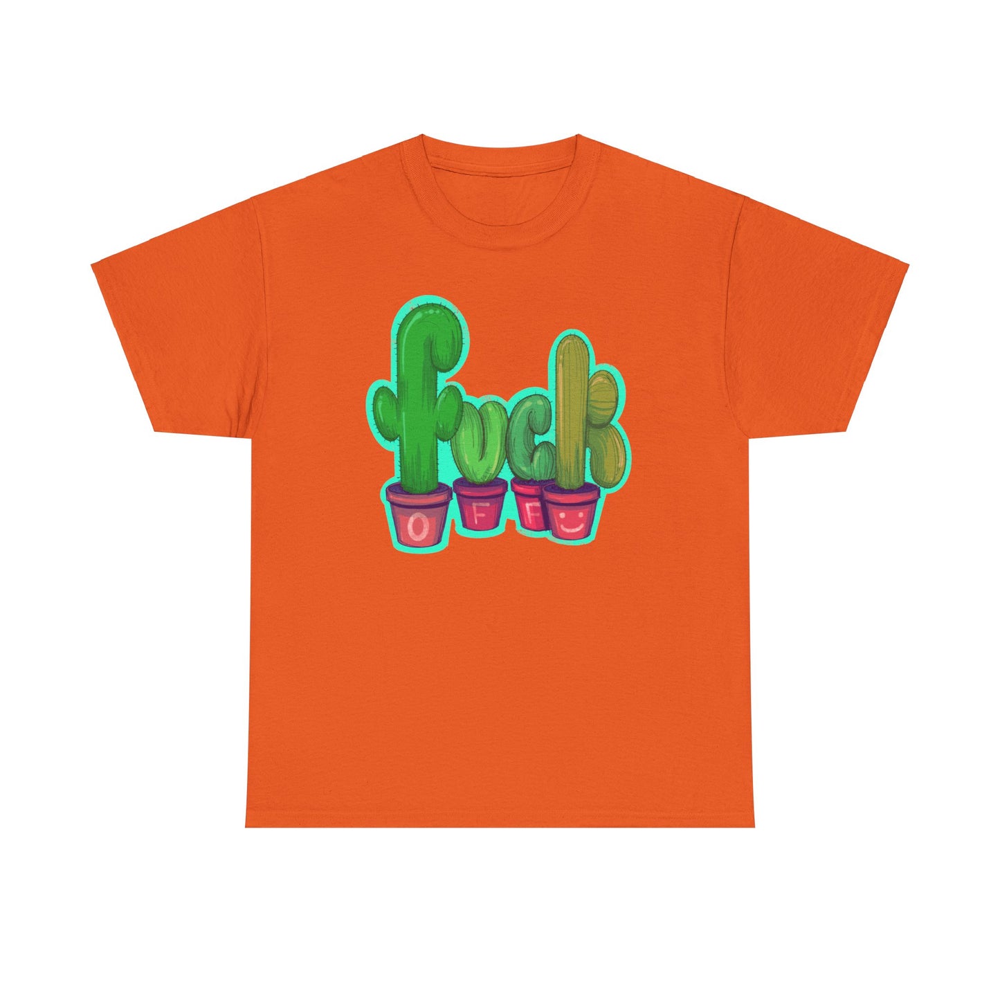 Rude Succulents Unisex Heavy Cotton Tee