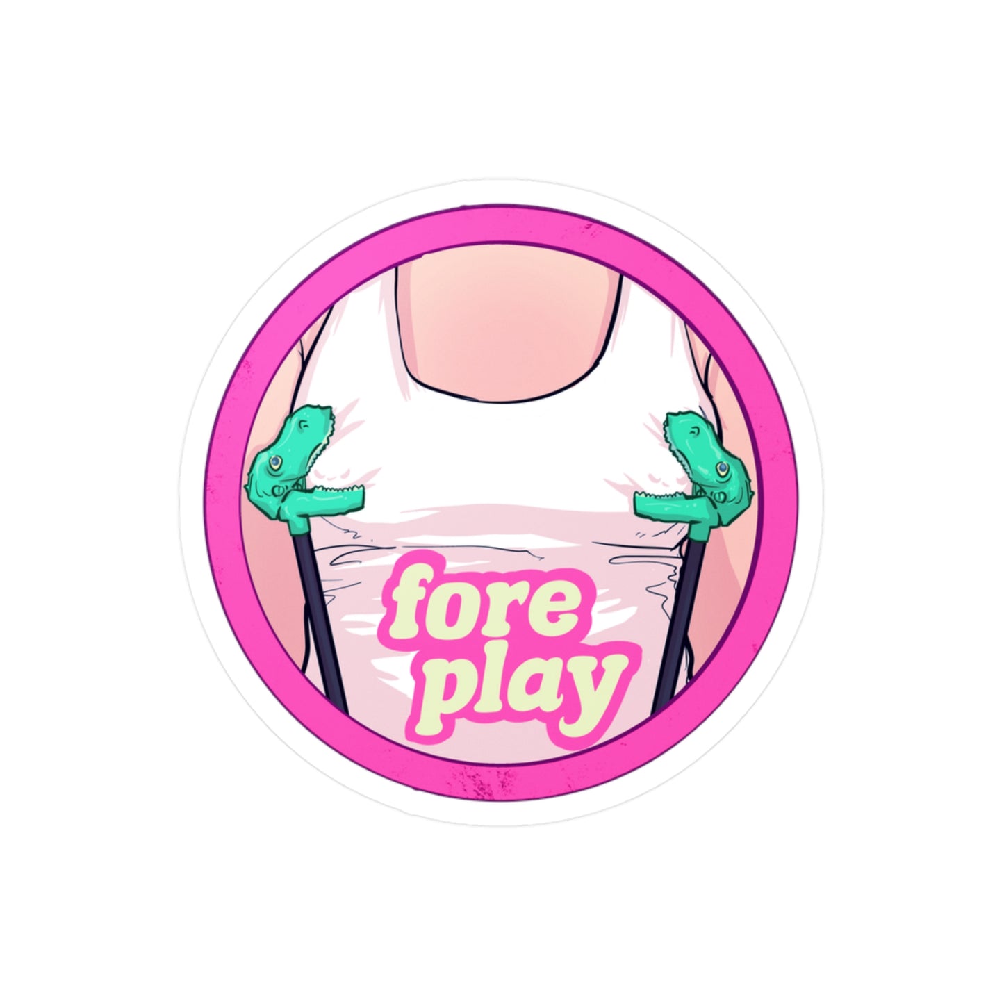 Foreplay 1 Kiss-Cut Vinyl Decal