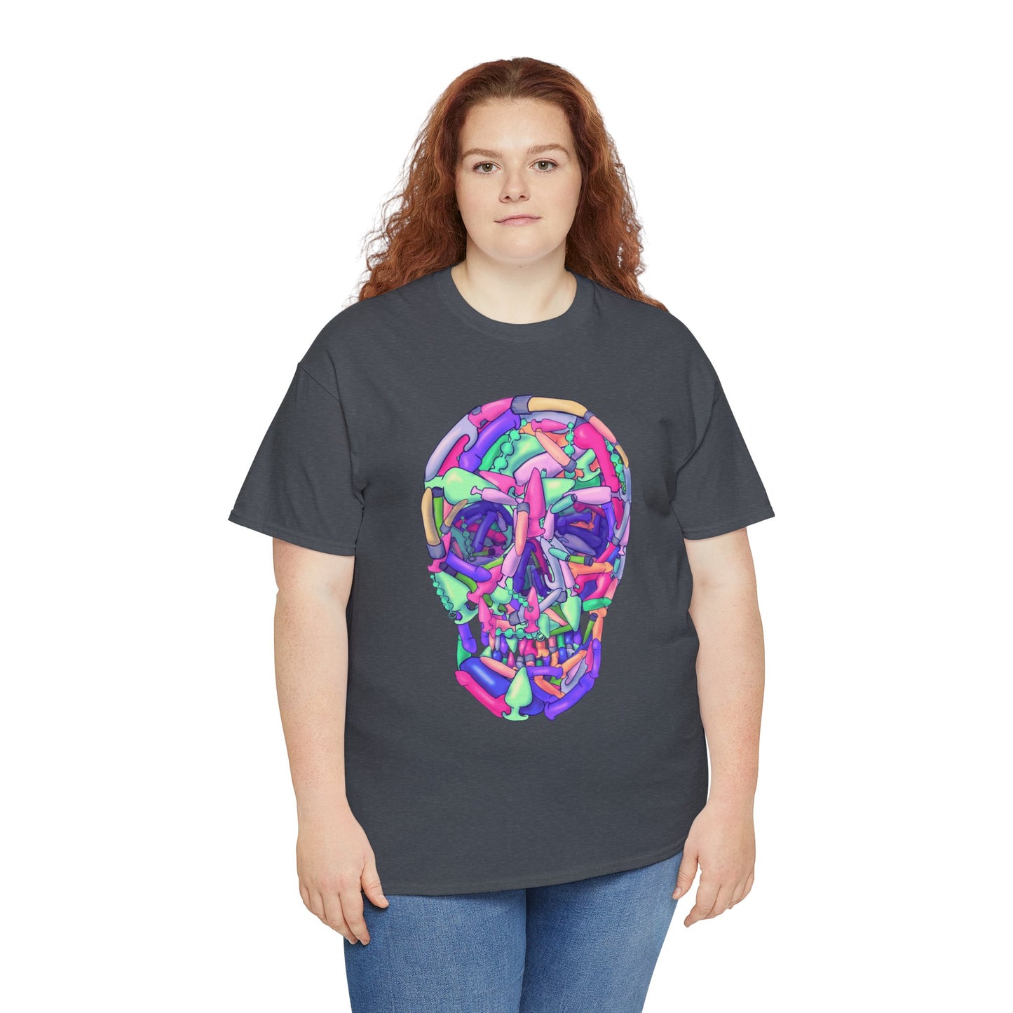 Sex Toy Skull Unisex Heavy Cotton Tee