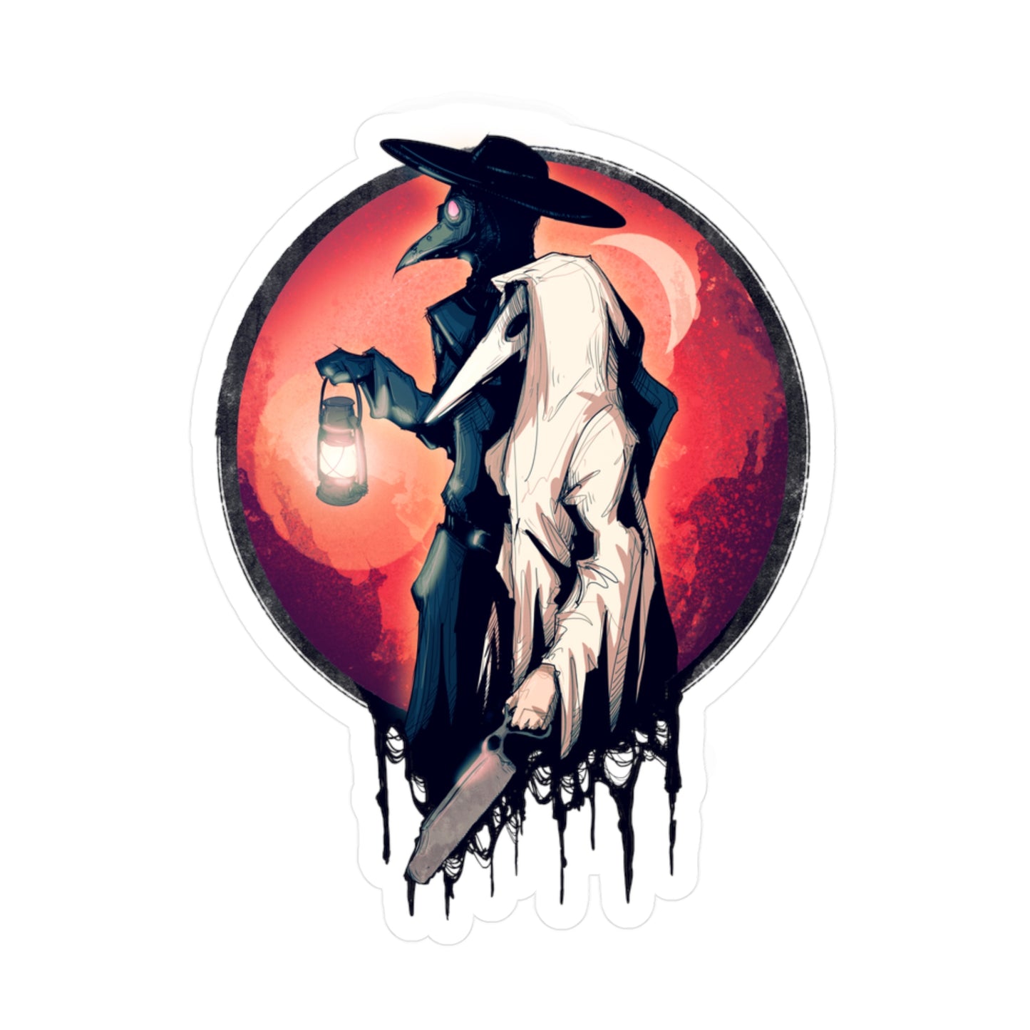 The Doctor & The Nurse Kiss-Cut Vinyl Decal