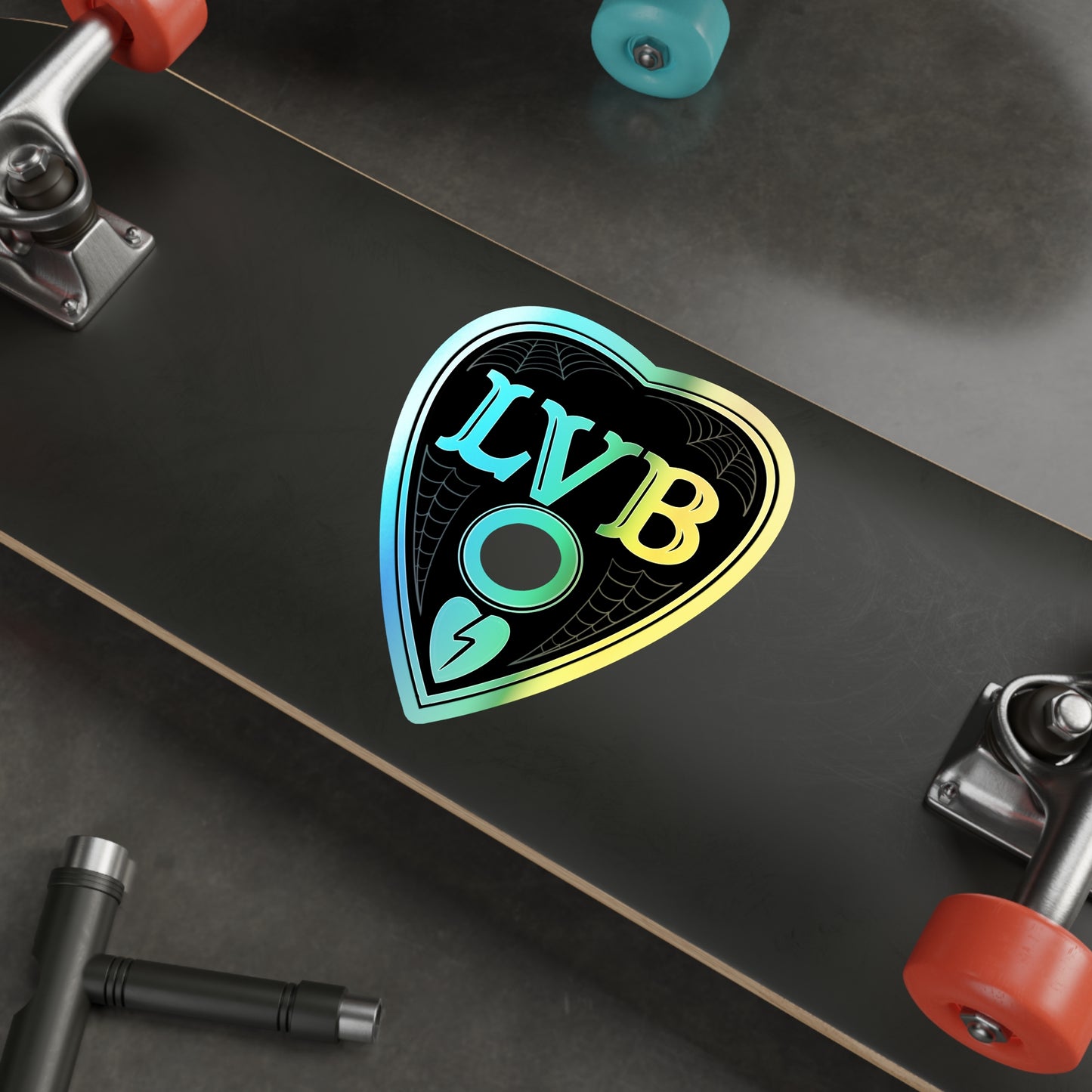 LVB Logo Planchette Holographic Die-cut Stickers
