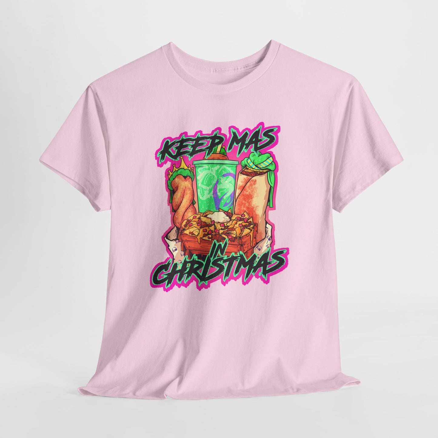 Keep Mas In Christmas Unisex Heavy Cotton Tee