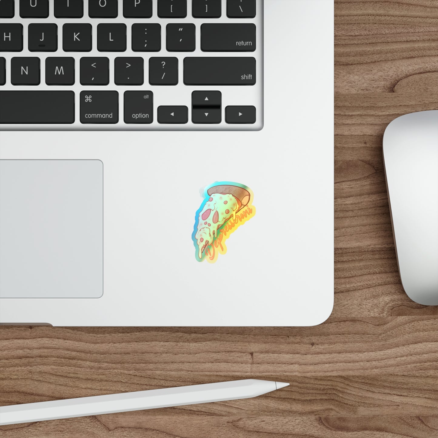 Depressoroni Holographic Die-cut Stickers