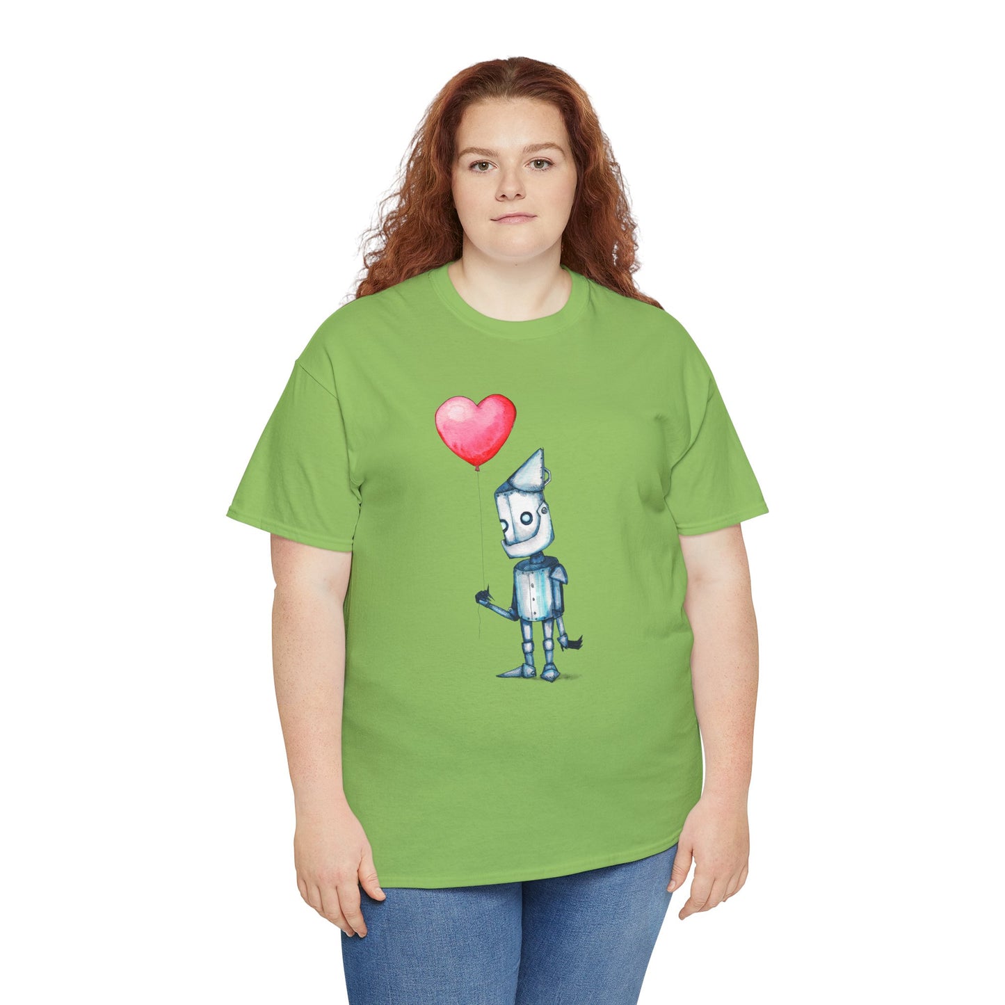 Tinman Gets A Heart Unisex Heavy Cotton Tee