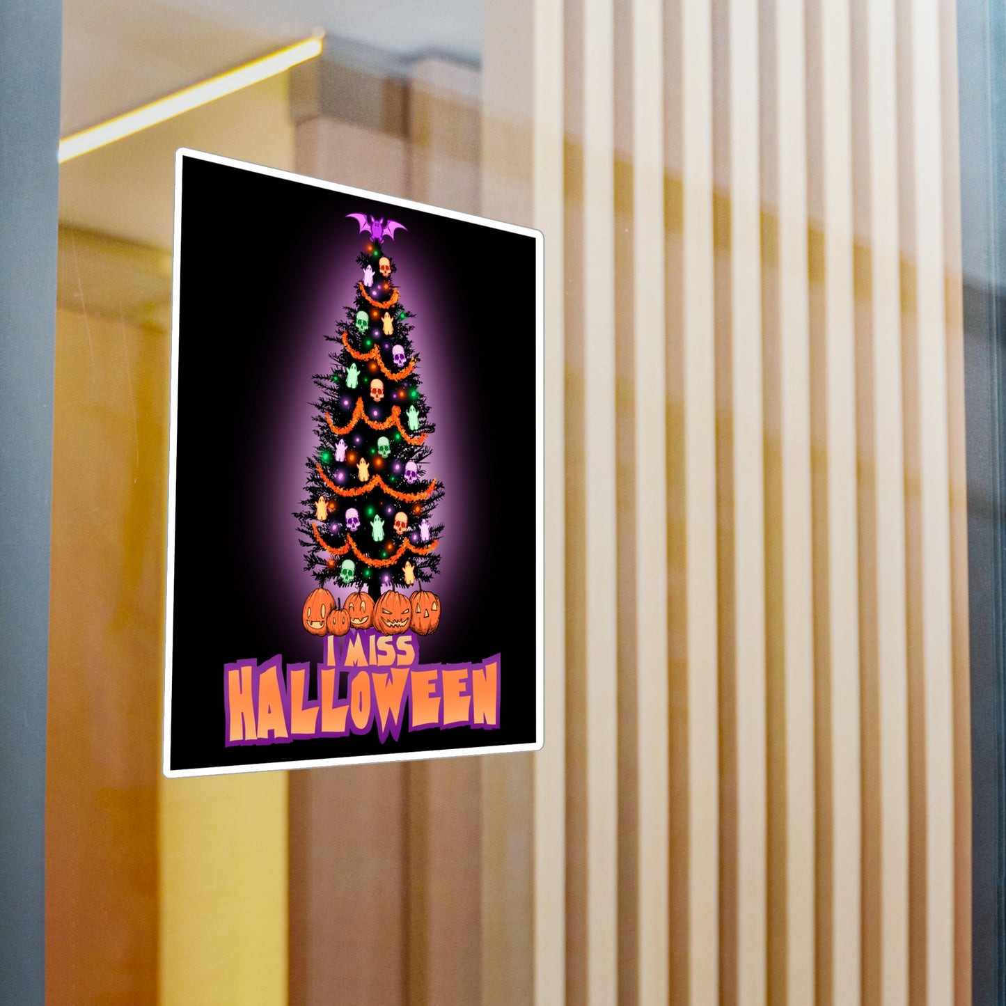 I Miss Halloween Kiss-Cut Vinyl Decal