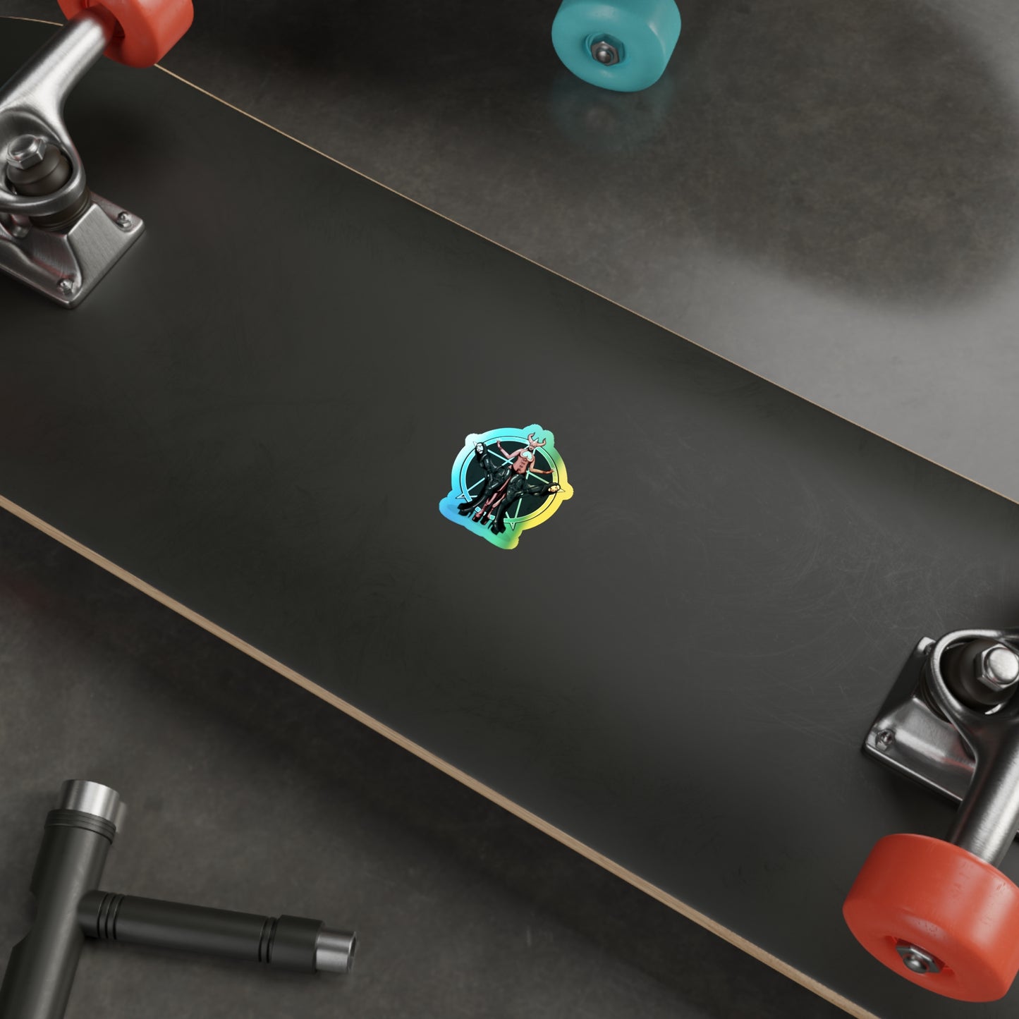 Latex Holographic Die-cut Stickers