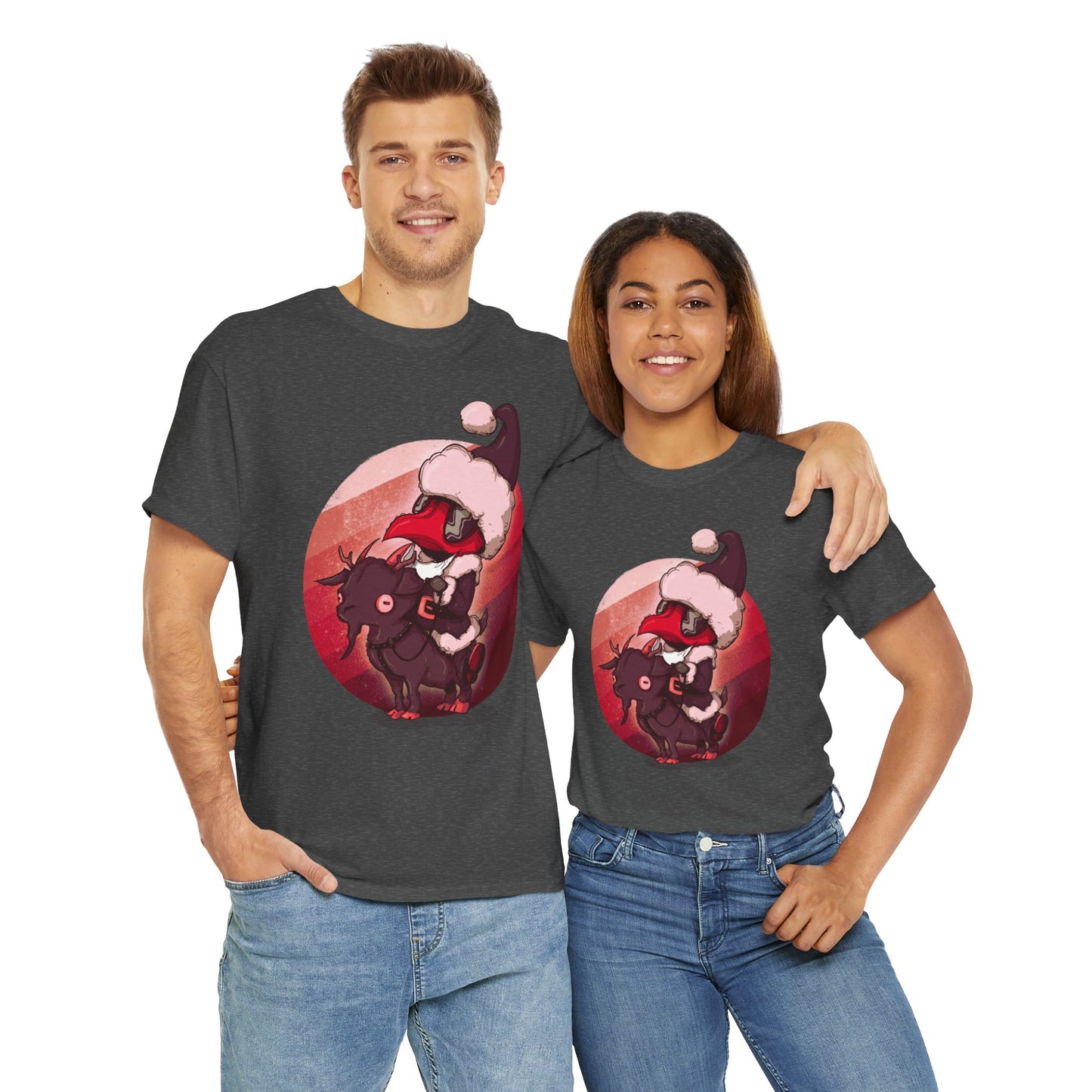 Plague Doctor Santa Unisex Heavy Cotton Tee