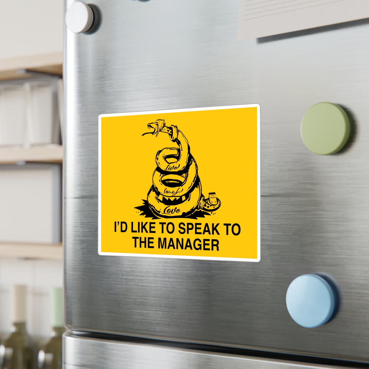 Gadsden Karen Kiss-Cut Vinyl Decal