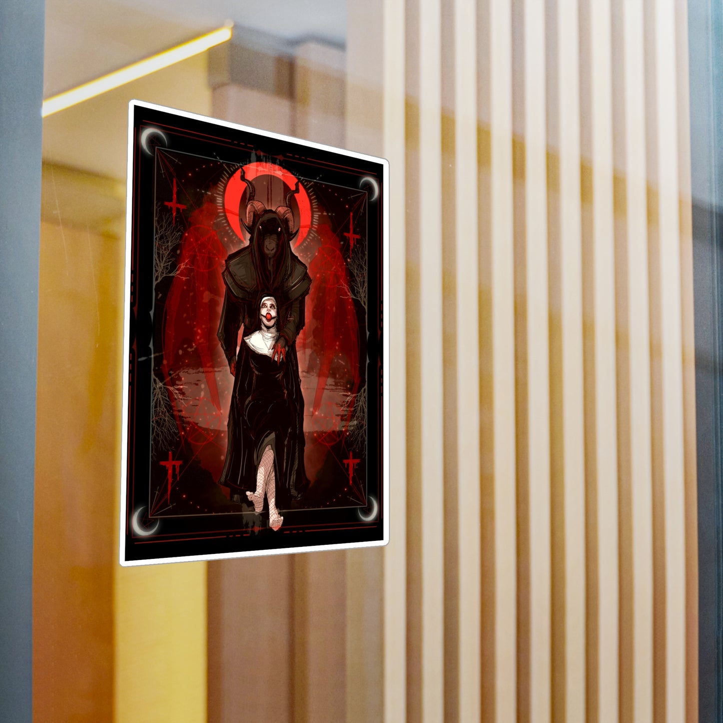 Today Satan Kiss-Cut Vinyl Decal