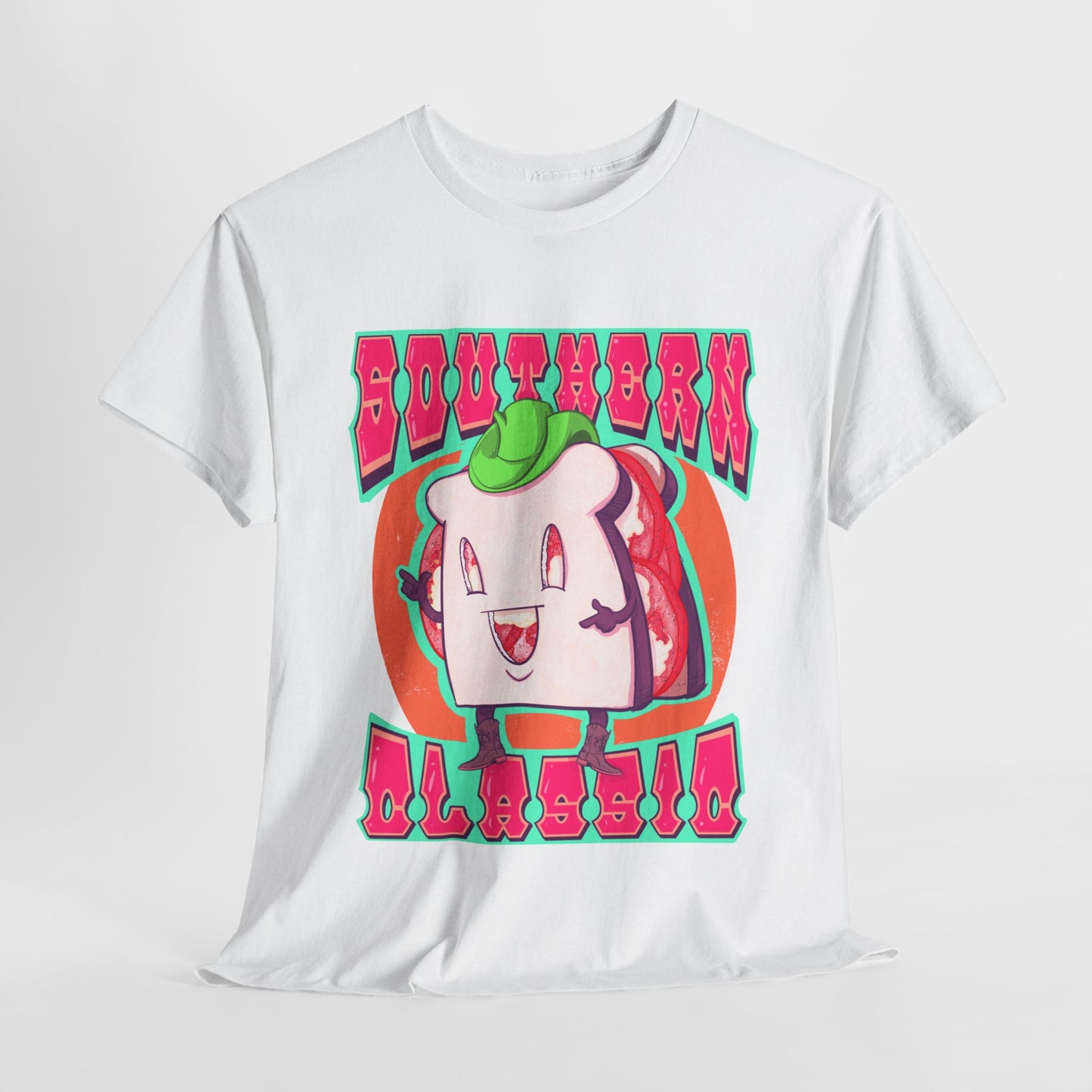 Tomato Sandwich Unisex Heavy Cotton Tee